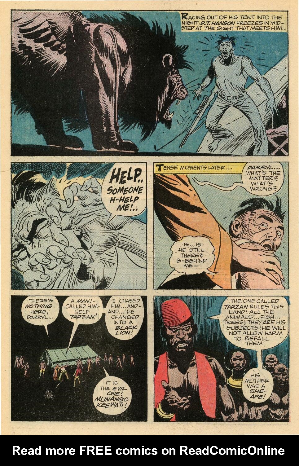 Read online Tarzan (1972) comic -  Issue #218 - 10