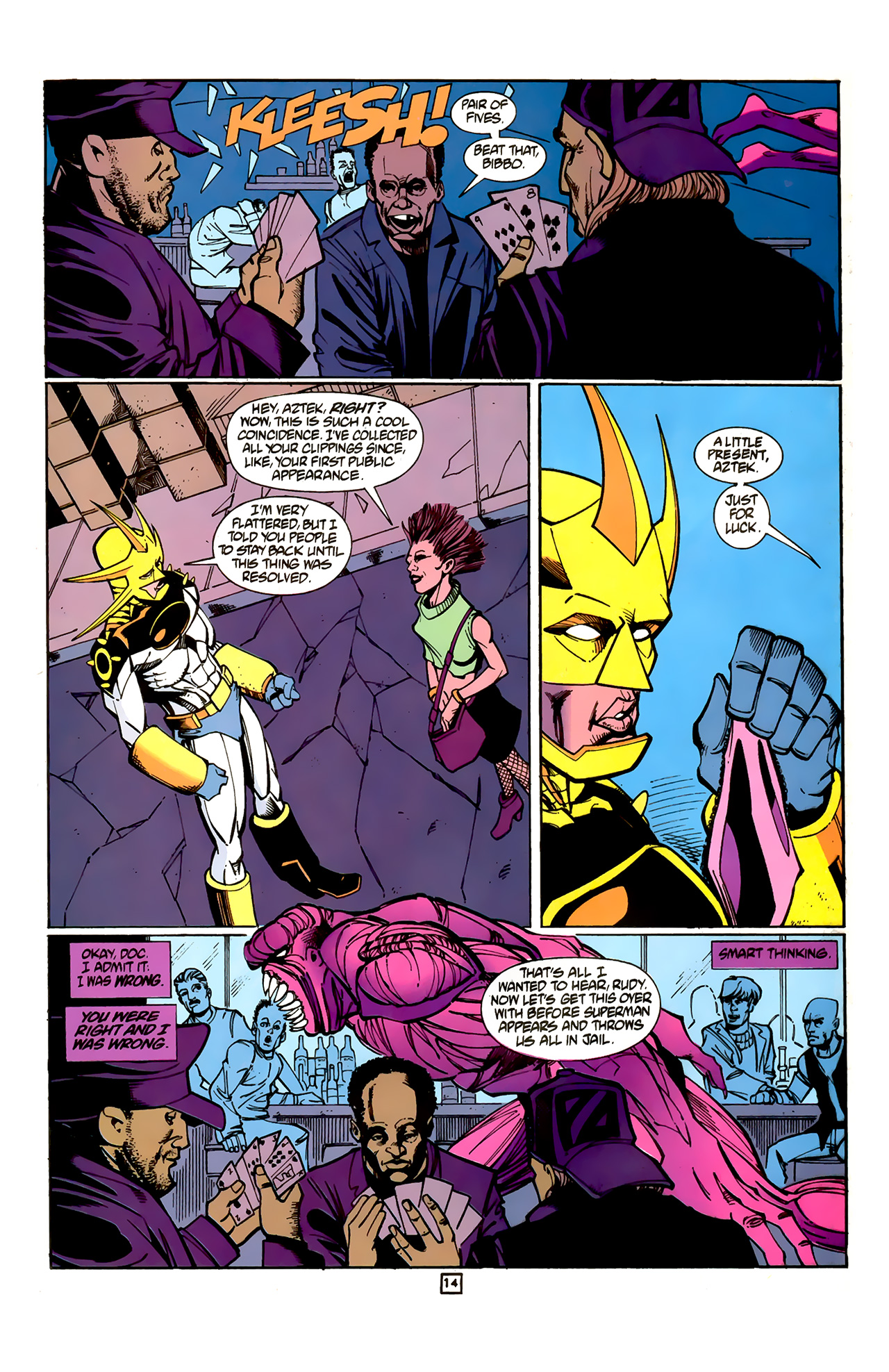 Read online Aztek: The Ultimate Man comic -  Issue #9 - 15