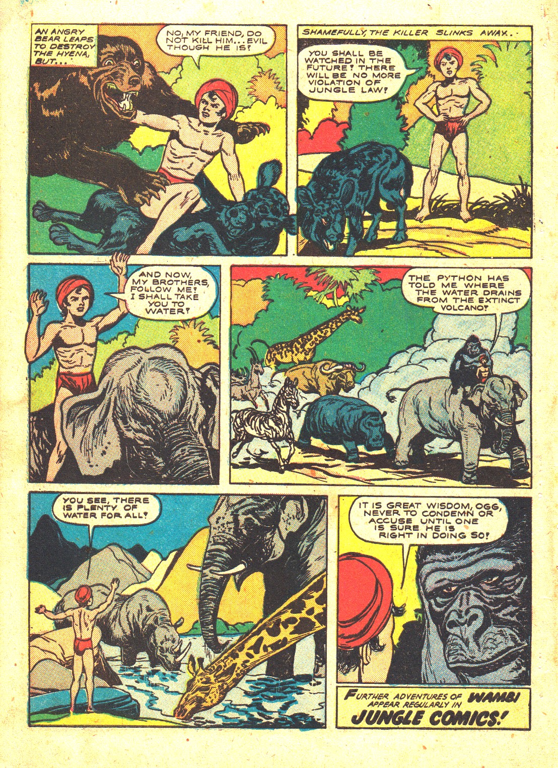 Read online Wambi Jungle Boy comic -  Issue #5 - 34