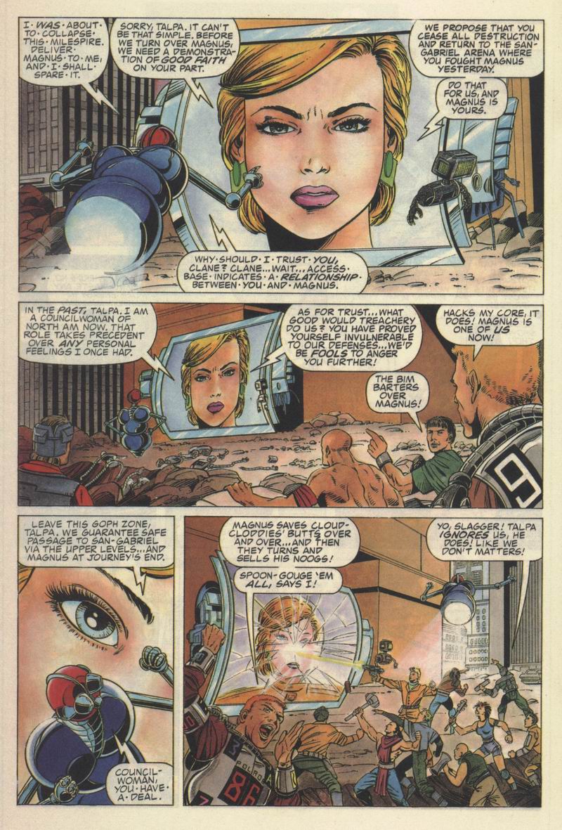 Read online Magnus Robot Fighter (1991) comic -  Issue #17 - 16