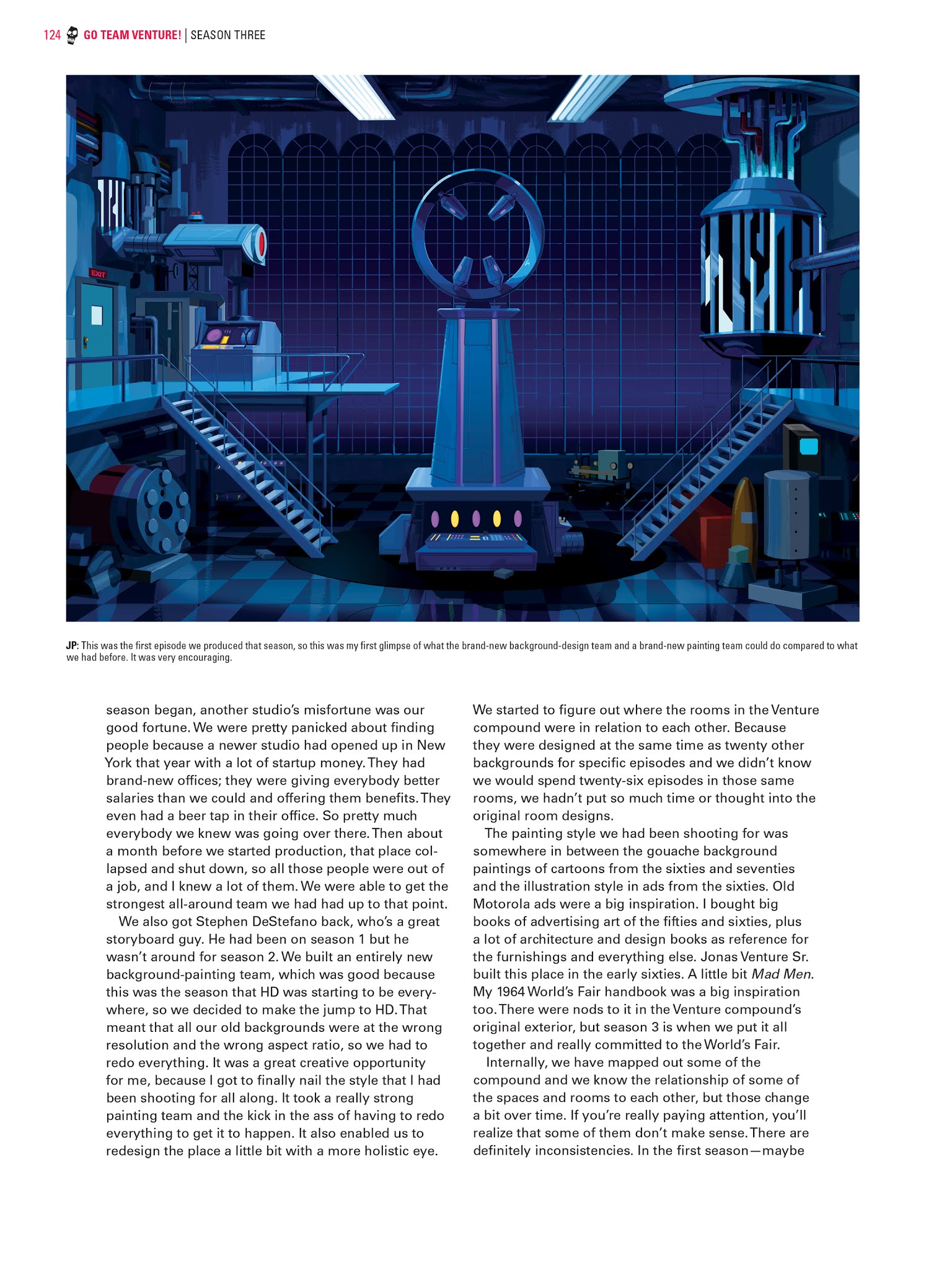 Read online Go Team Venture!: The Art and Making of The Venture Bros. comic -  Issue # TPB (Part 2) - 23