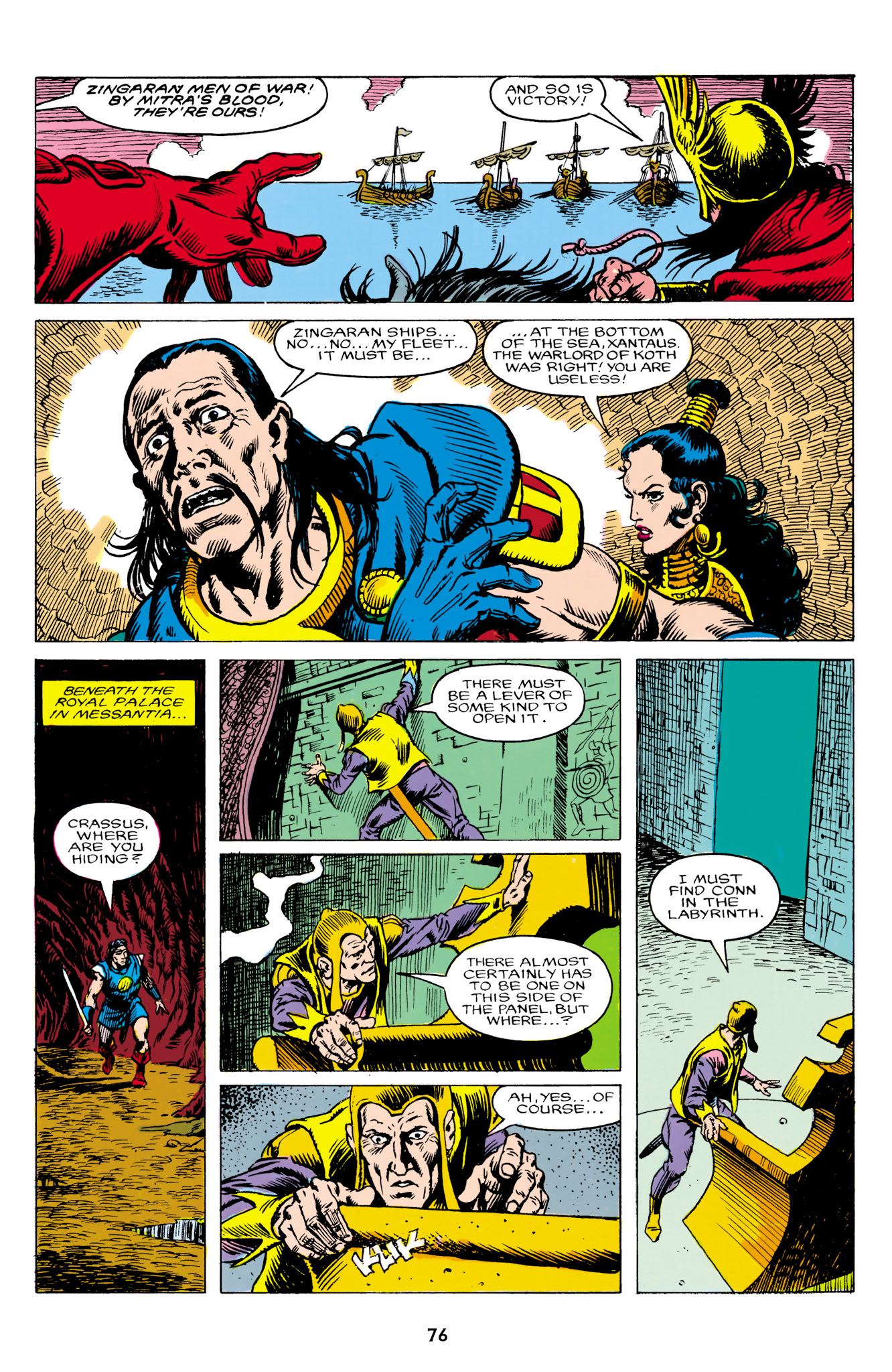 Read online The Chronicles of King Conan comic -  Issue # TPB 9 (Part 1) - 76