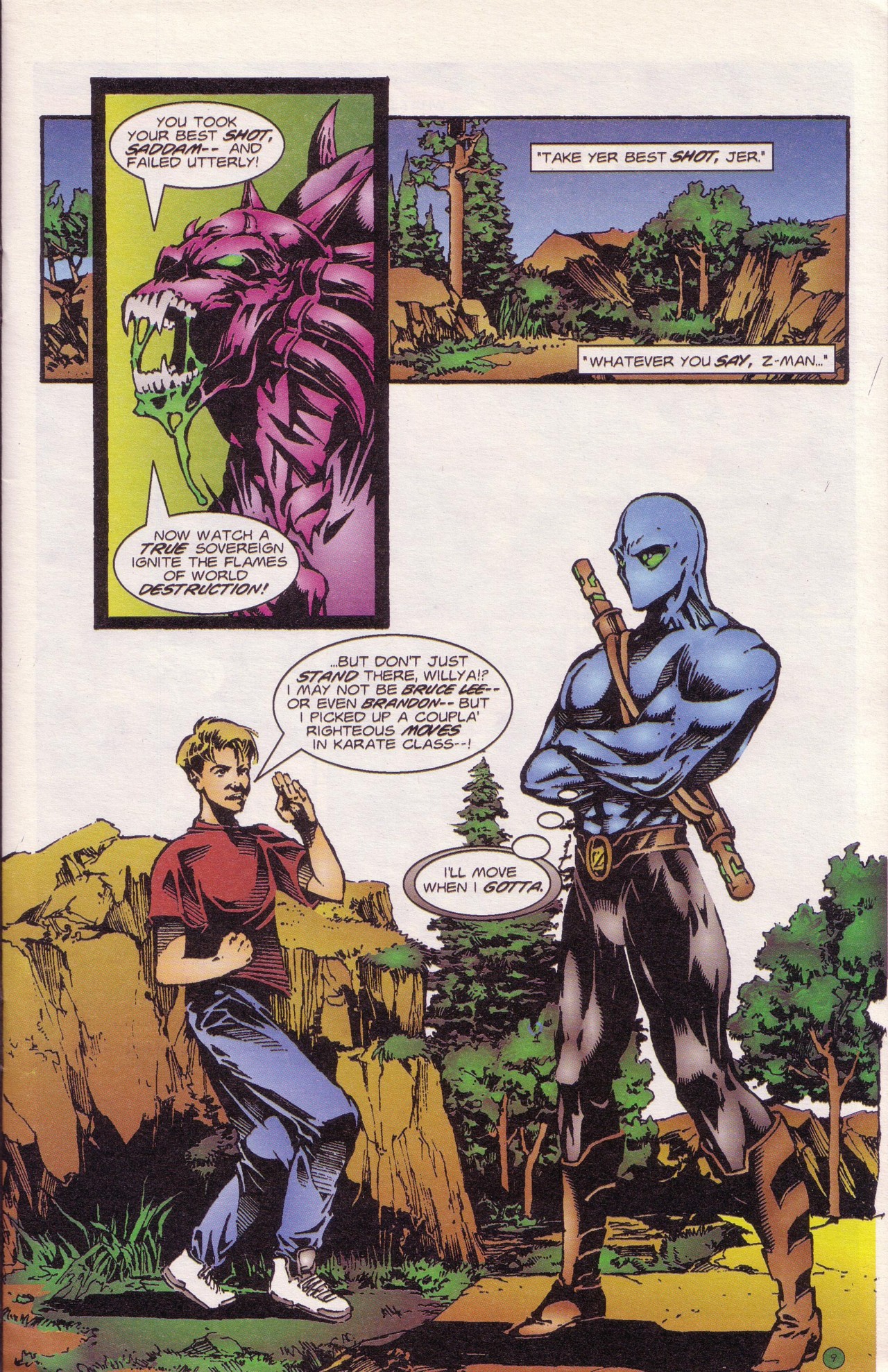 Read online Zen Intergalactic Ninja Color comic -  Issue #1 - 14