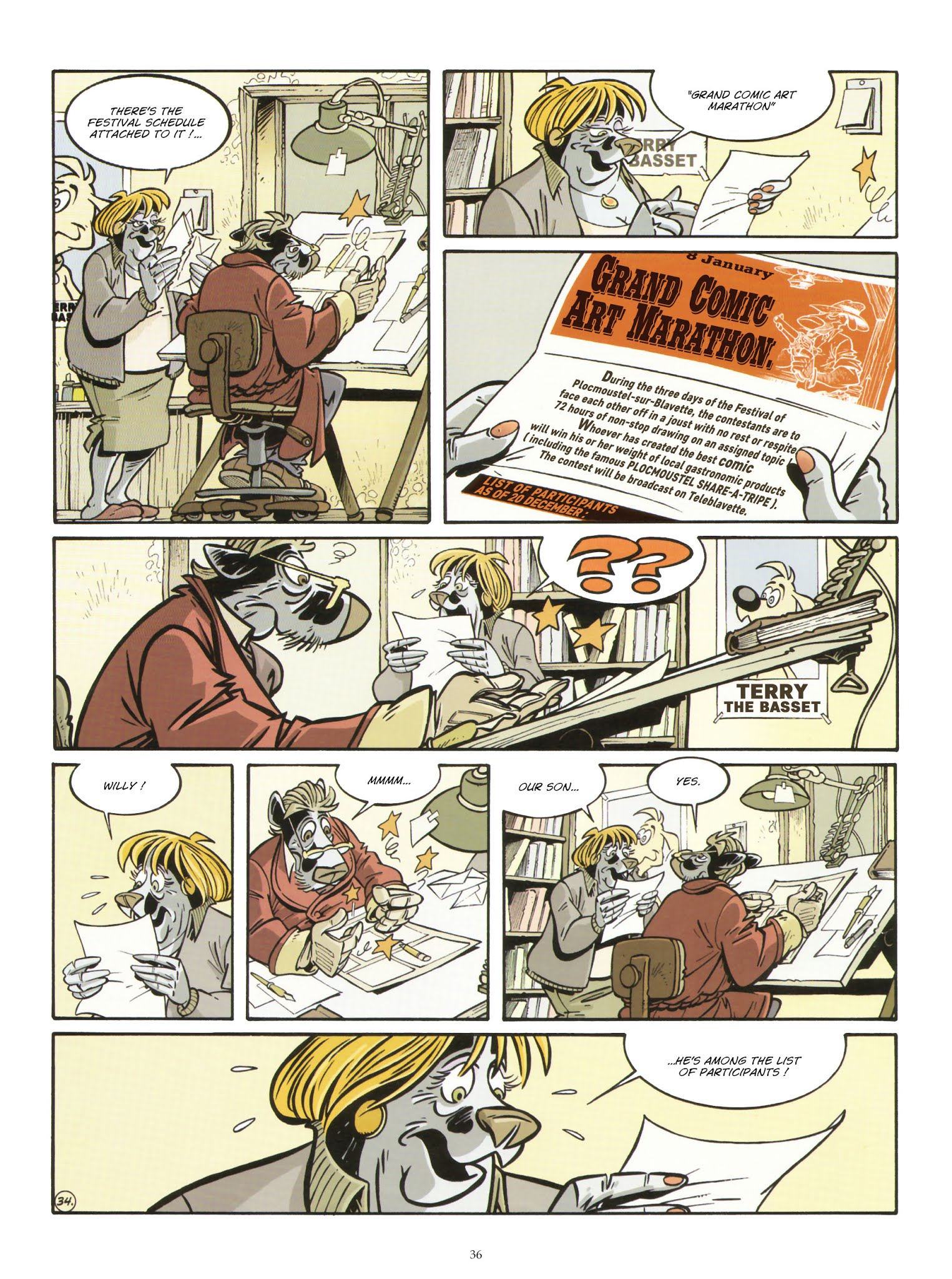 Read online Une enquête de l'inspecteur Canardo comic -  Issue #15 - 38