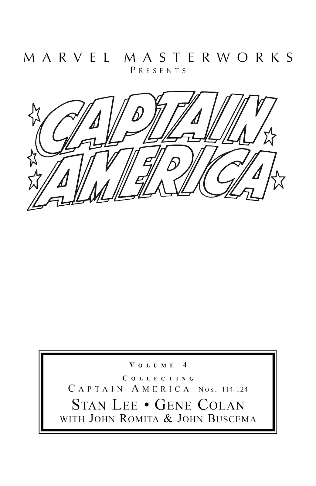 Marvel Masterworks: Captain America issue TPB 4 (Part 1) - Page 2