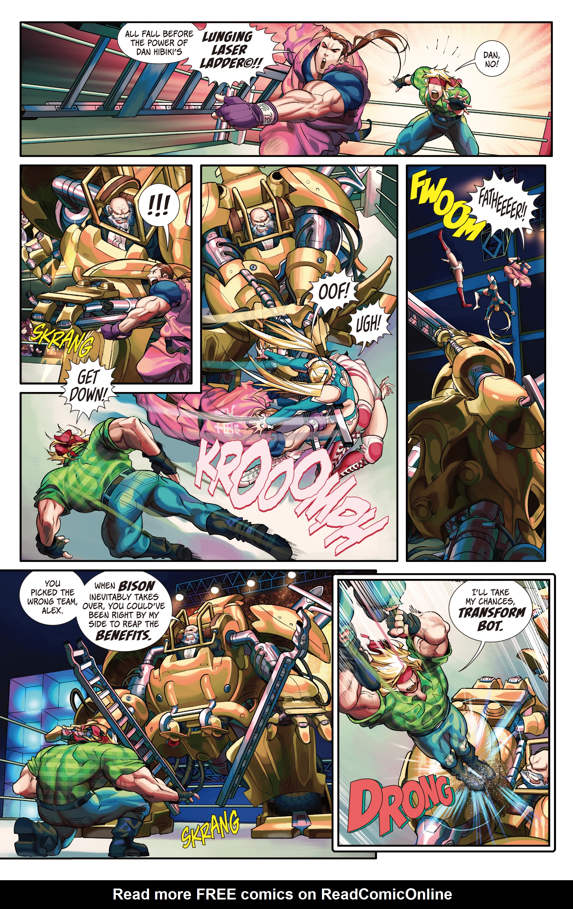 Read online Street Fighter One-shots comic -  Issue # Wrestlepalooza - 21