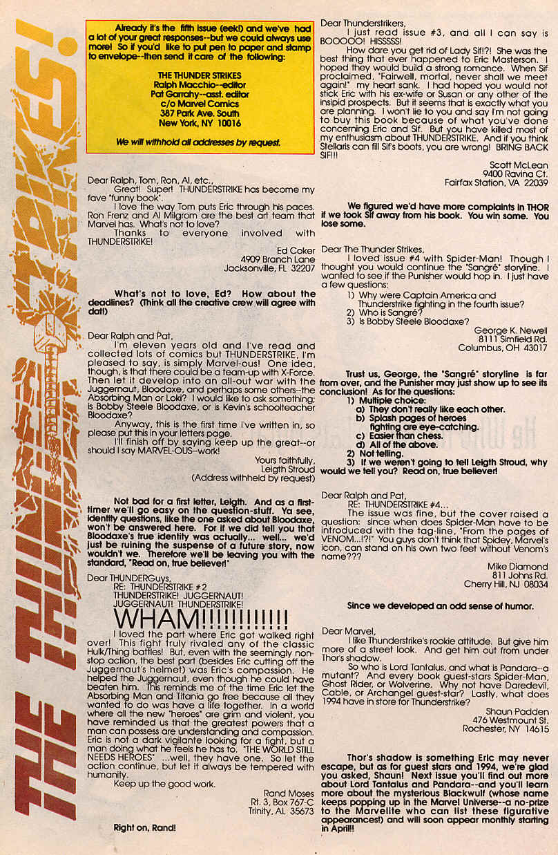 Read online Thunderstrike (1993) comic -  Issue #5 - 25