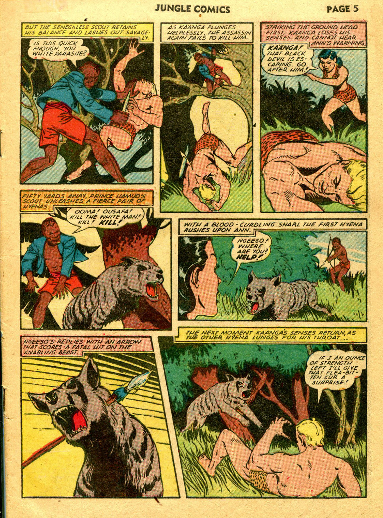 Read online Jungle Comics comic -  Issue #33 - 7