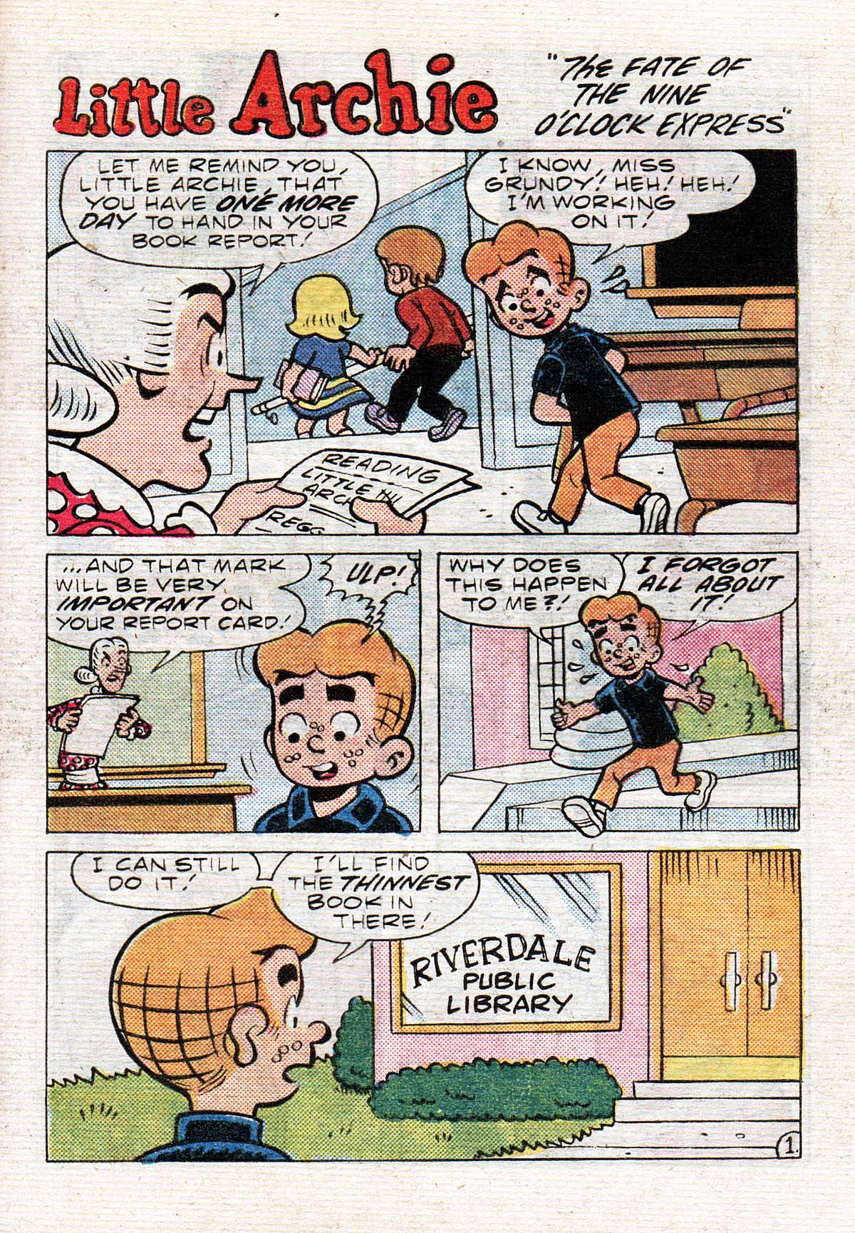 Read online Little Archie Comics Digest Magazine comic -  Issue #33 - 88