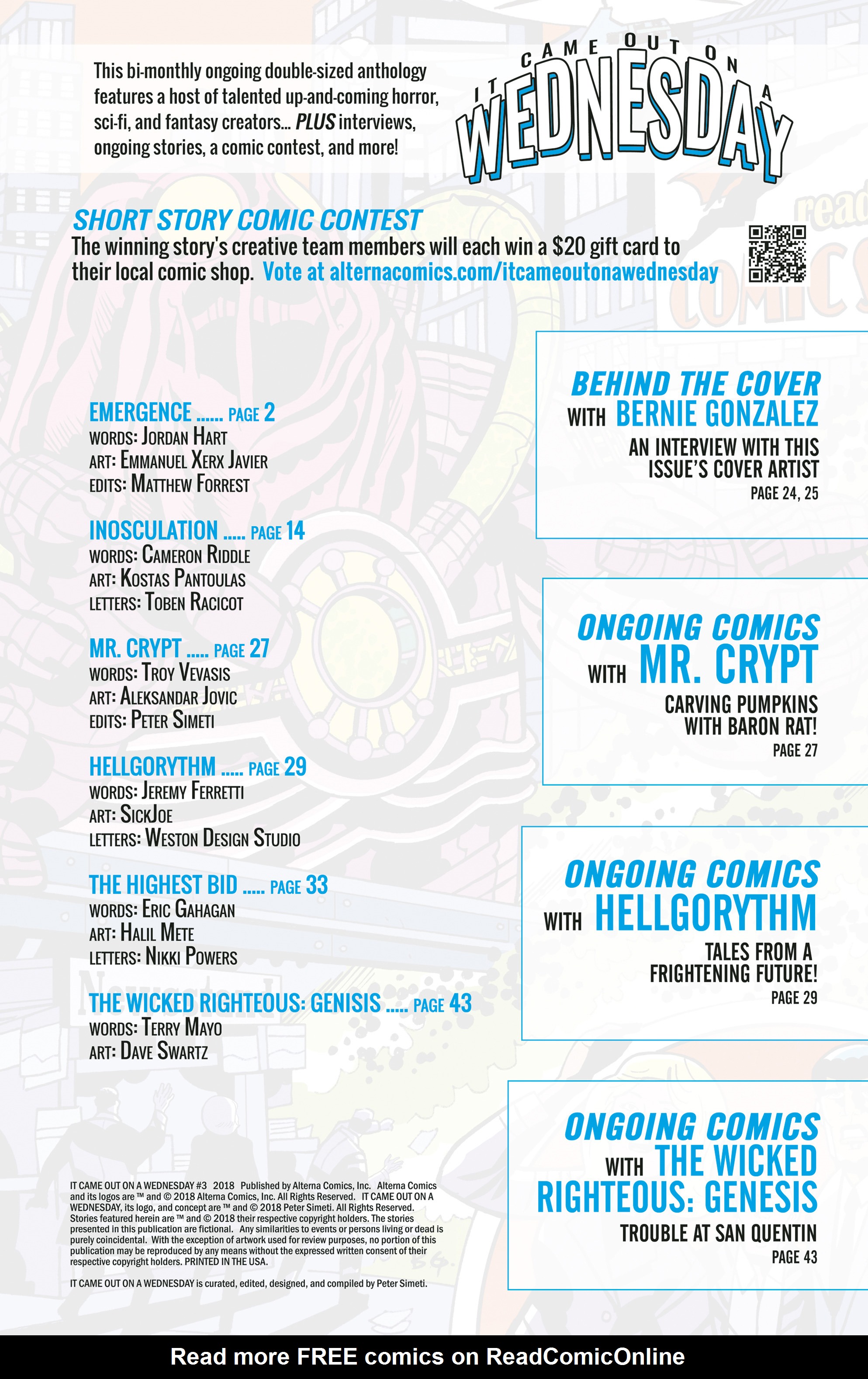 Read online It Came Out on a Wednesday comic -  Issue #3 - 2