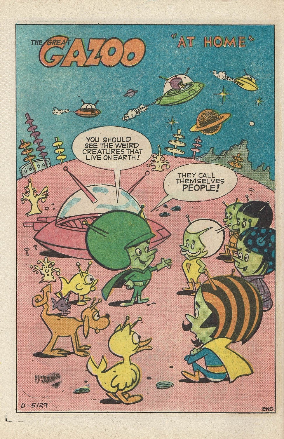 Read online Great Gazoo comic -  Issue #1 - 31