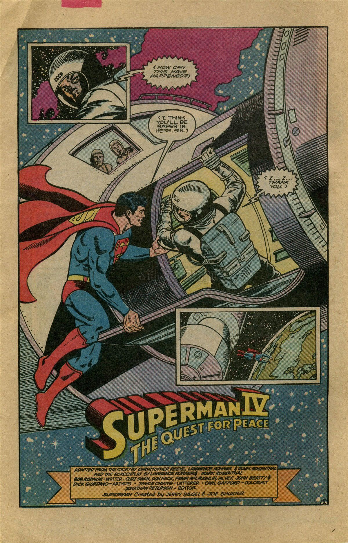 Read online Superman IV Movie Special comic -  Issue # Full - 4