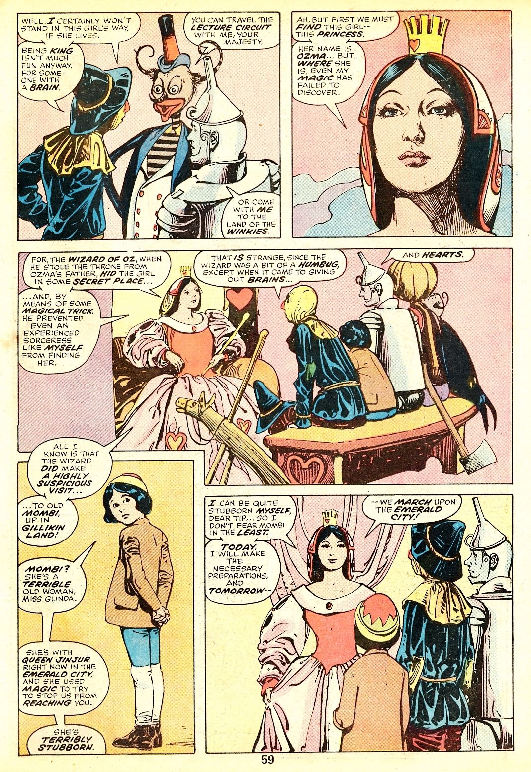 Read online Marvel Treasury of Oz comic -  Issue #1 - 58