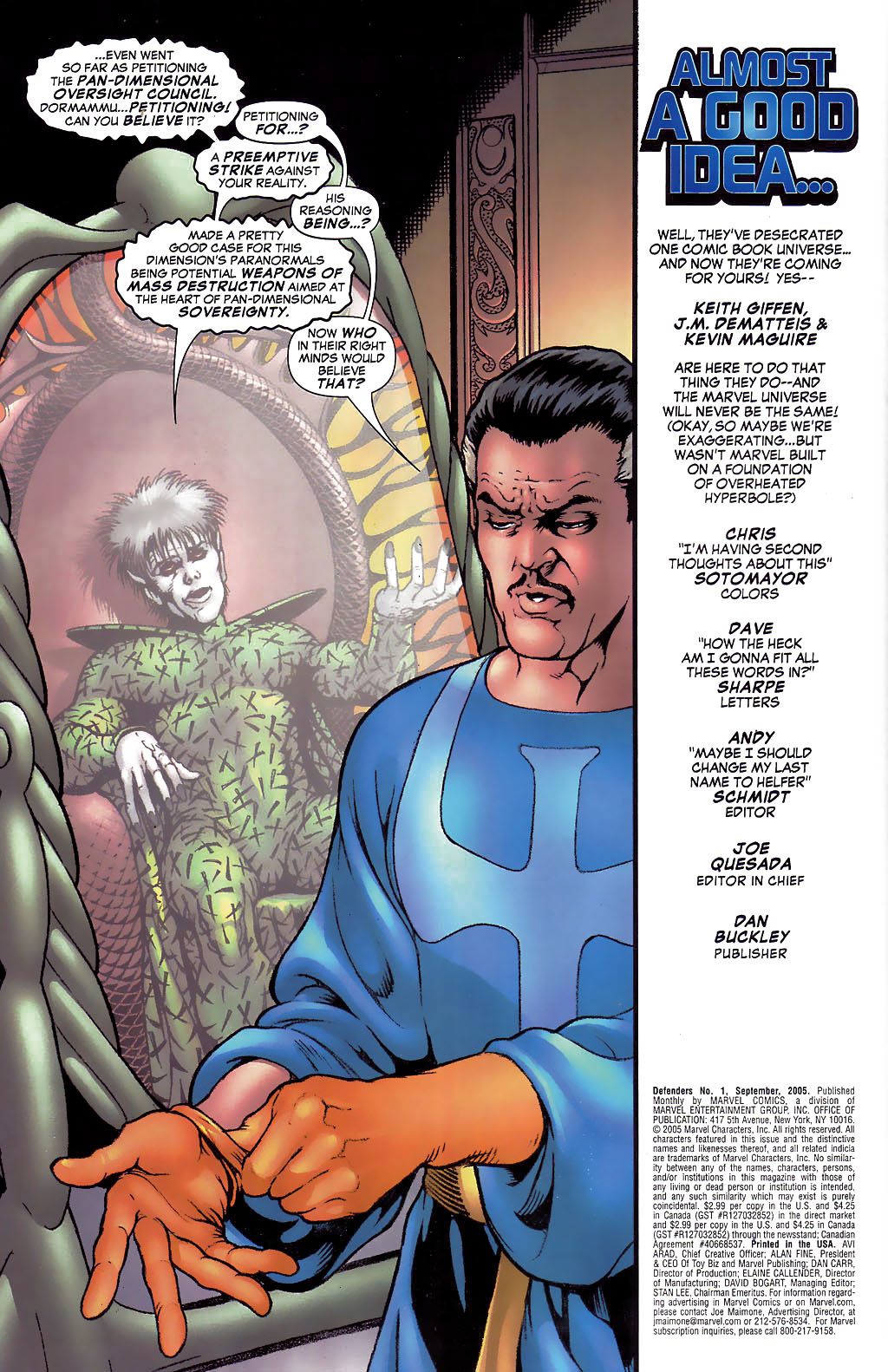 Read online Defenders (2005) comic -  Issue #1 - 5