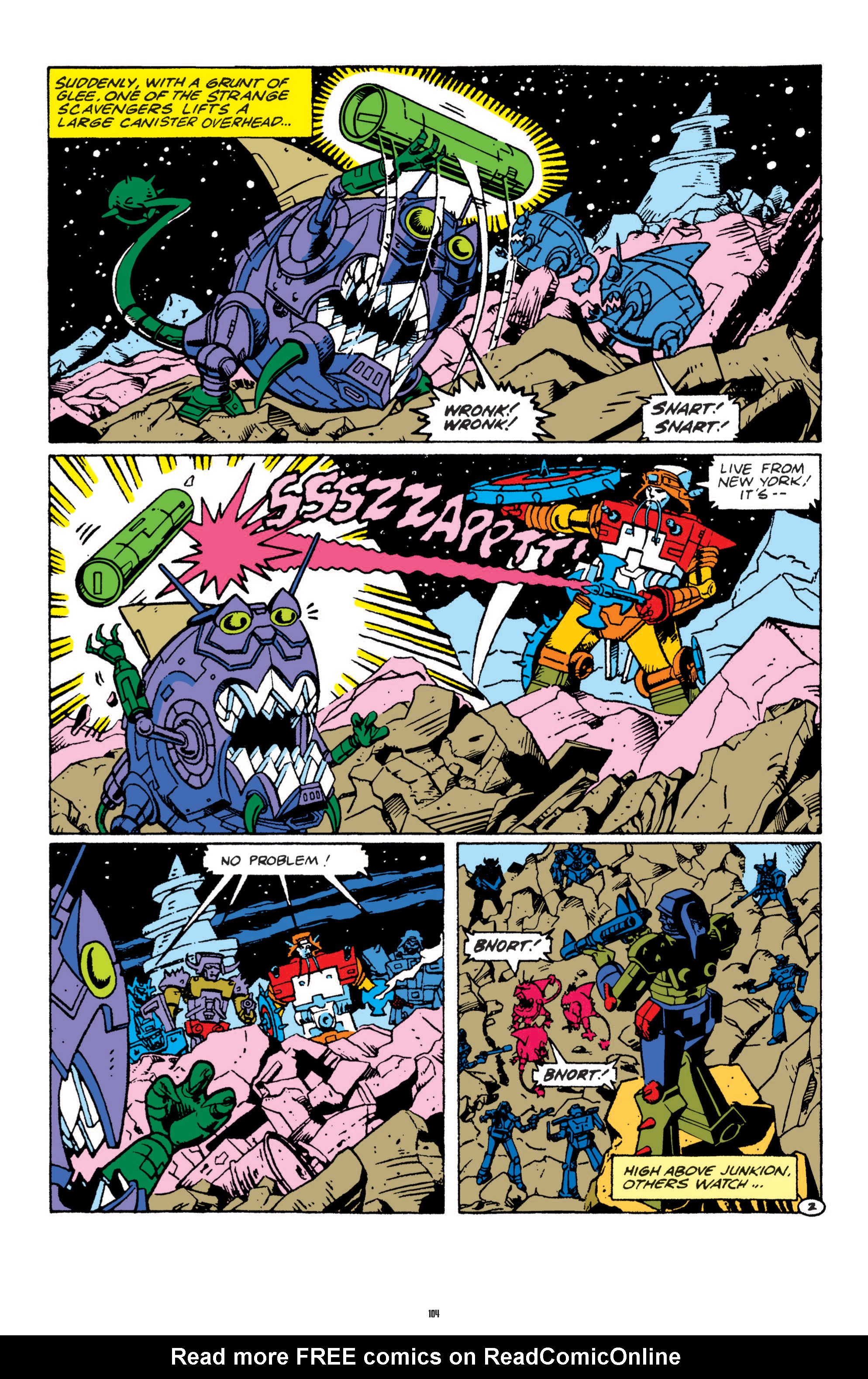 Read online The Transformers Classics comic -  Issue # TPB 4 - 105