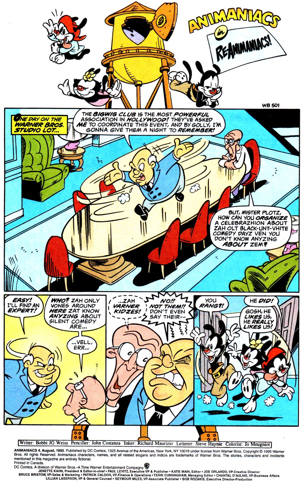Read online Animaniacs comic -  Issue #4 - 2