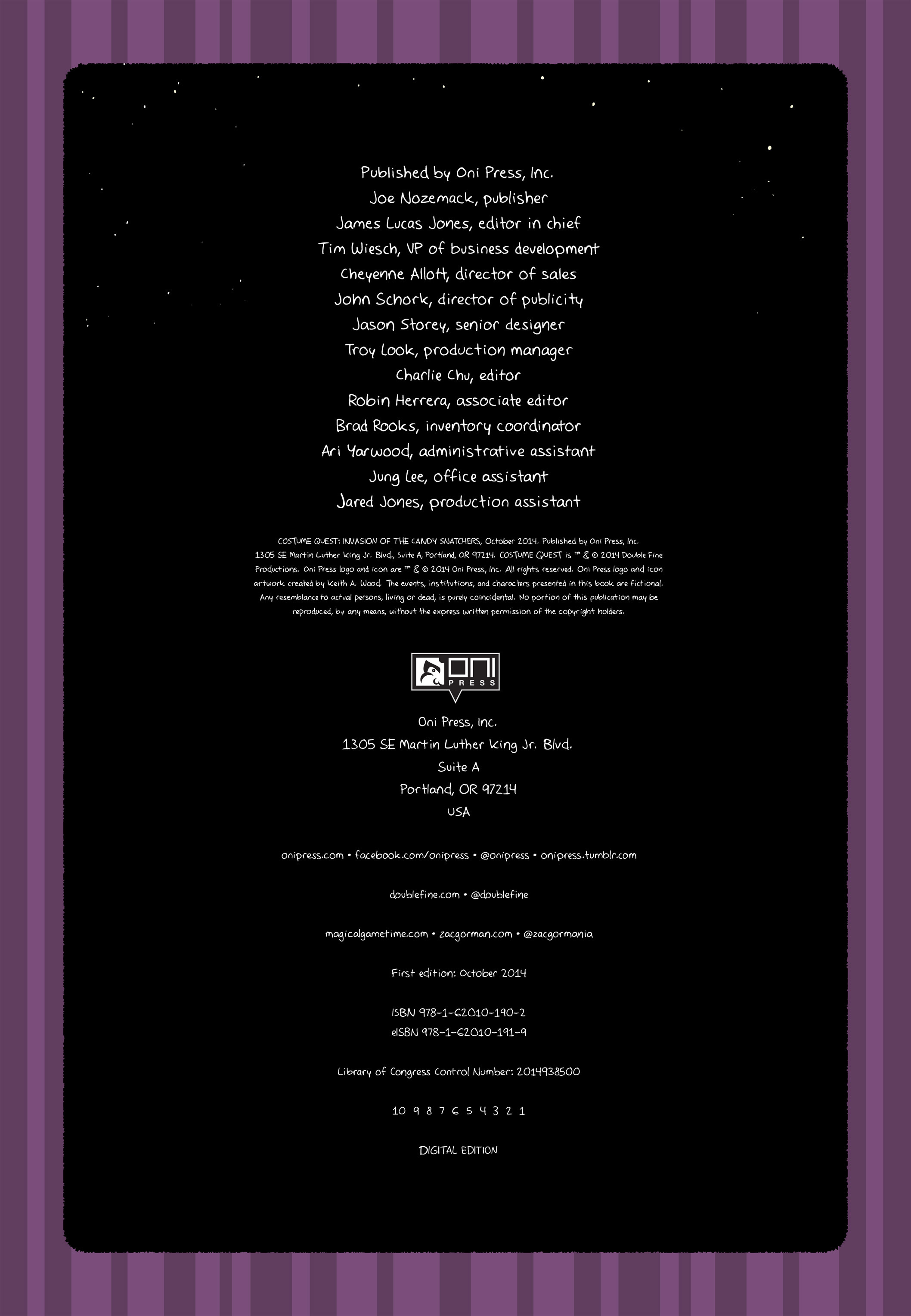 Read online Costume Quest: Invasion of the Candy Snatchers comic -  Issue # Full - 4