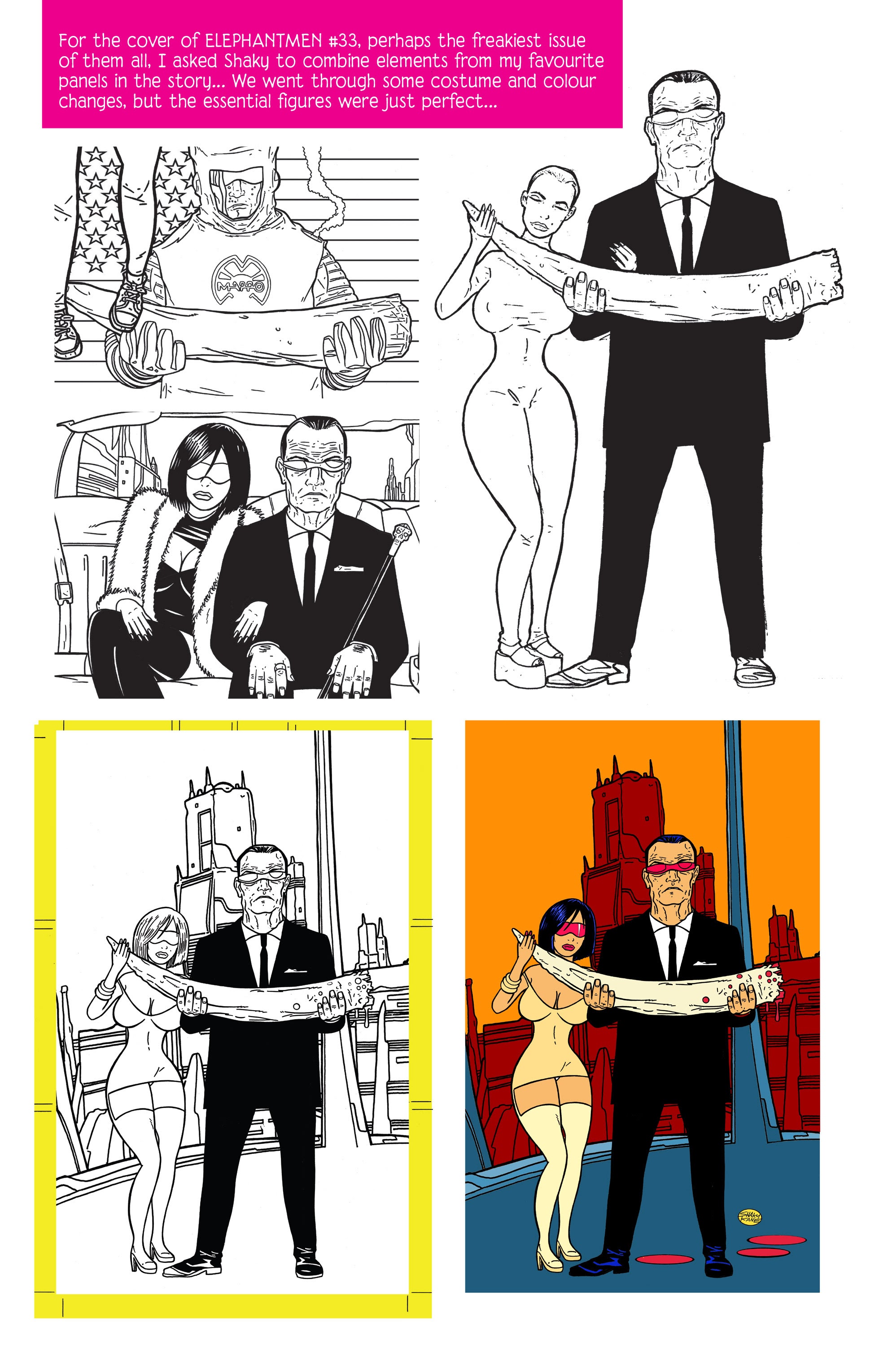 Read online Shaky Kane: Elephantmen & Monsters comic -  Issue # TPB - 77