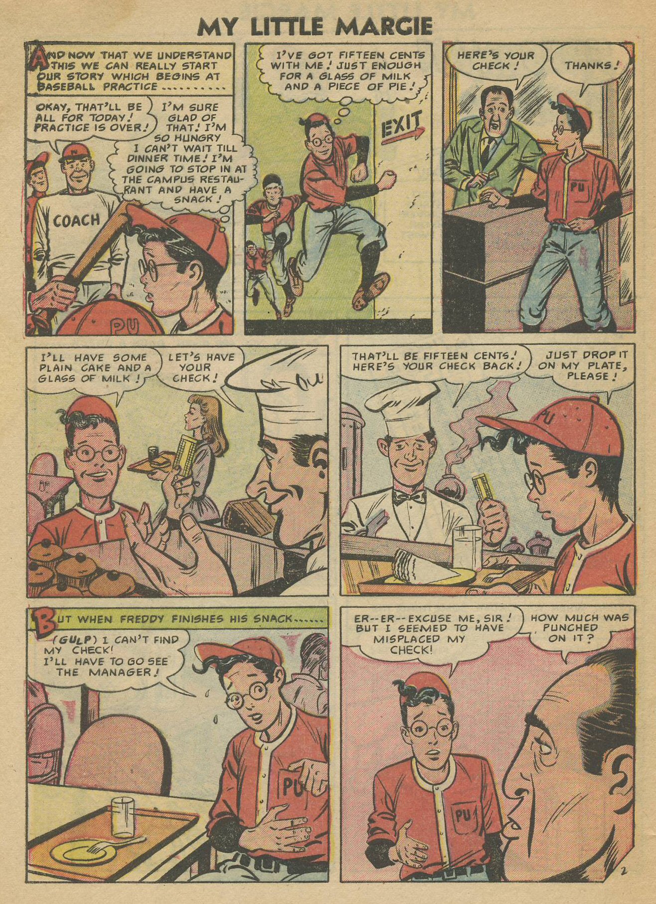 Read online My Little Margie (1954) comic -  Issue #12 - 32