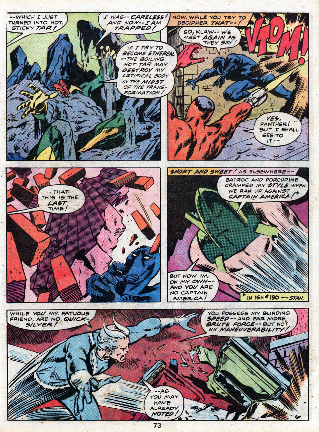 Read online Marvel Treasury Edition comic -  Issue #7 - 72