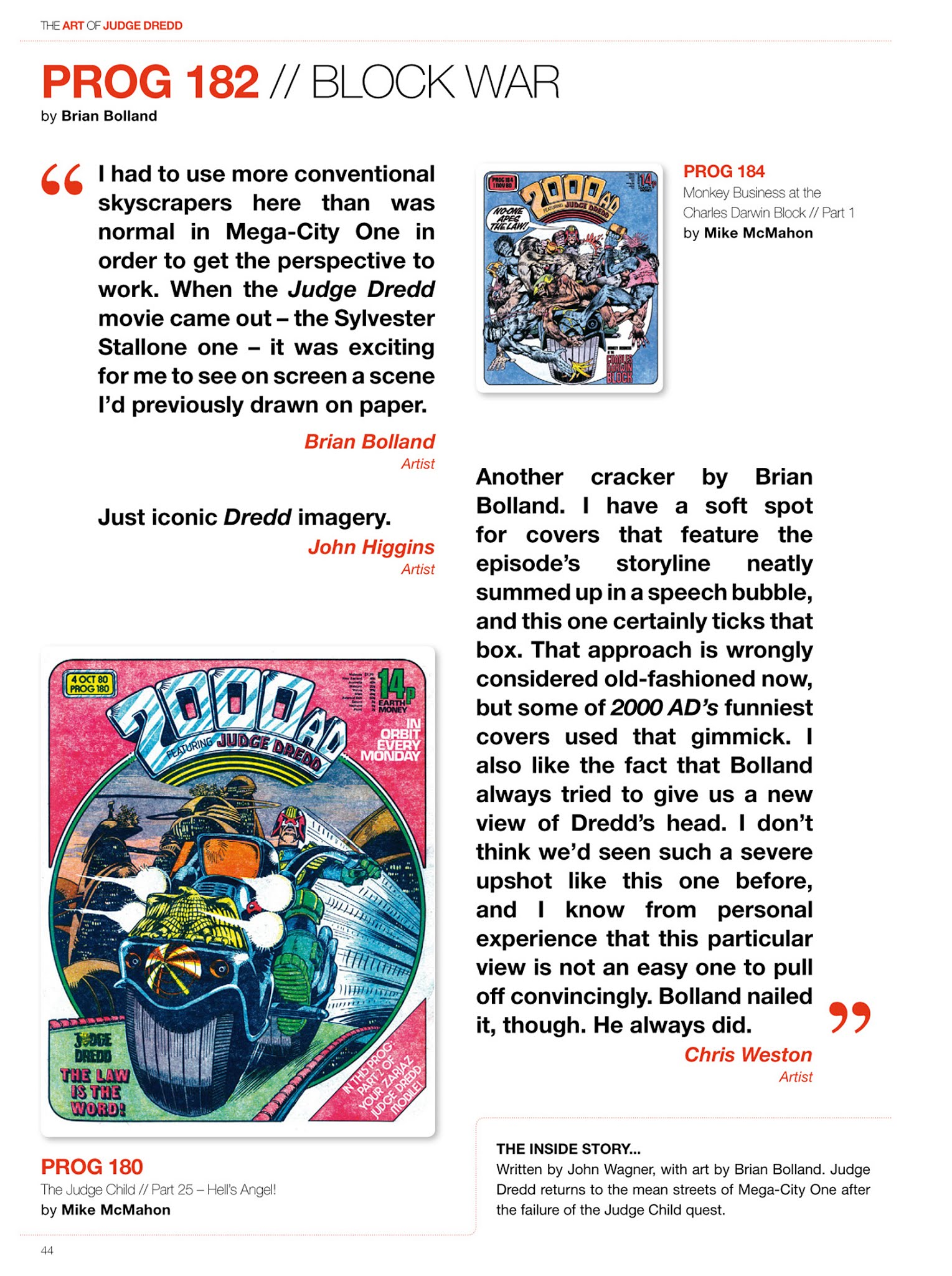 Read online The Art of Judge Dredd: Featuring 35 Years of Zarjaz Covers comic -  Issue # TPB (Part 1) - 44