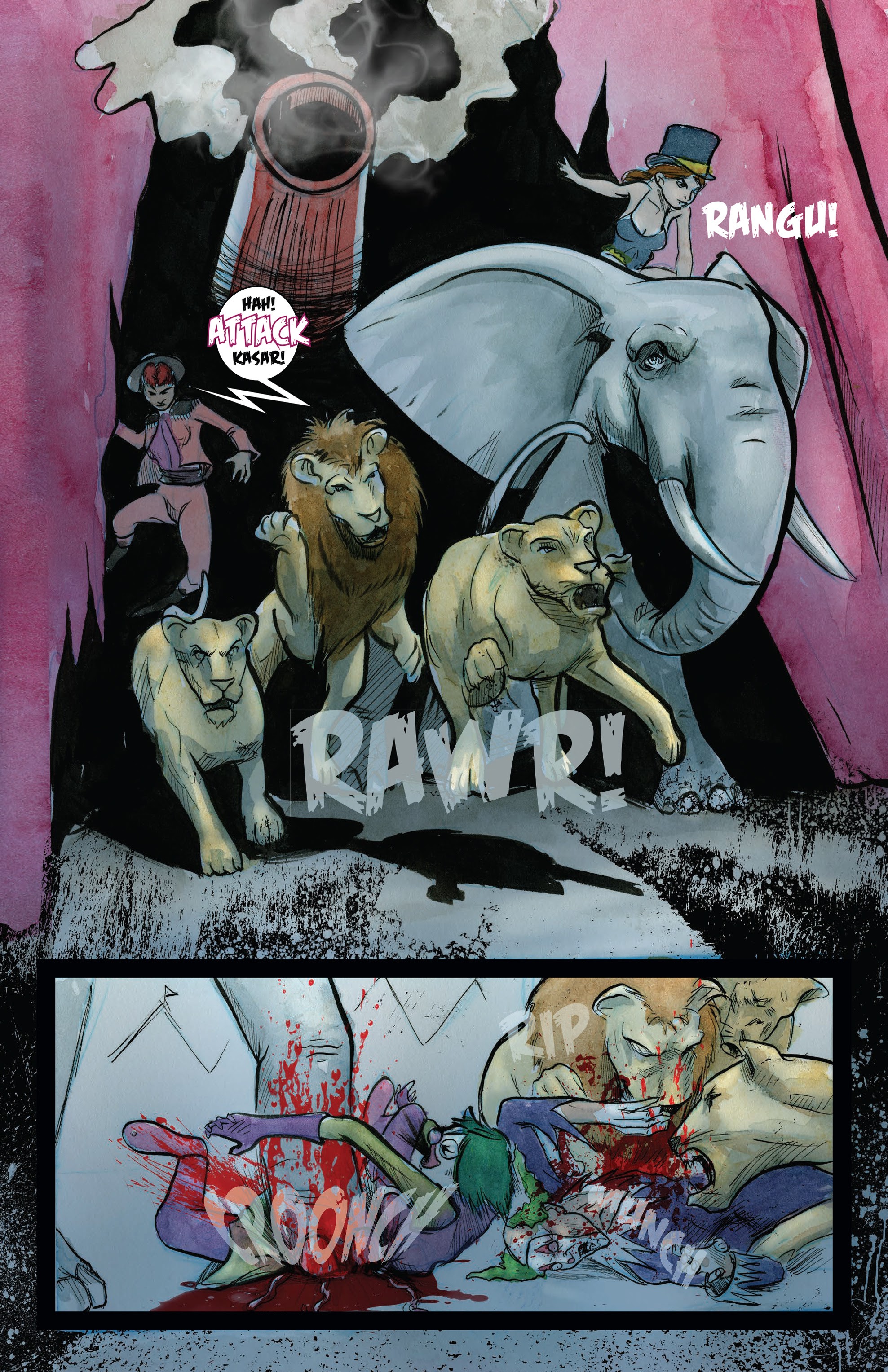 Read online Made Up: Zombie Clown Circus comic -  Issue # Full - 47