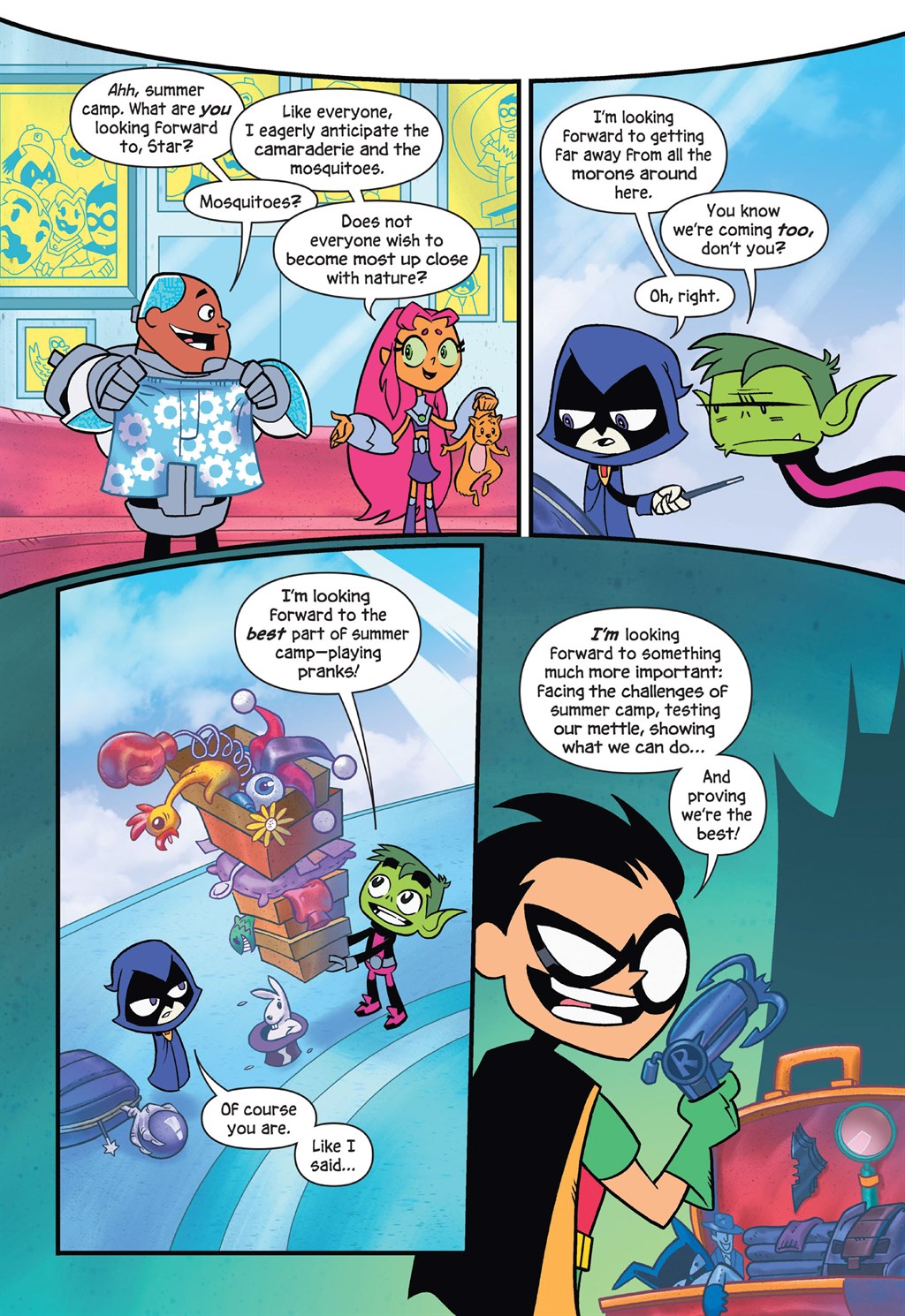 Read online Teen Titans Go! To Camp comic -  Issue # _TPB - 7