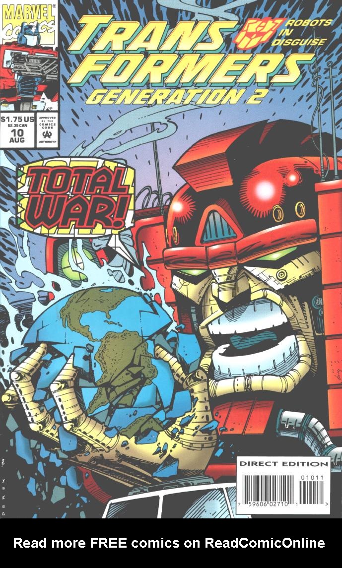 Read online Transformers Generation 2 comic Issue 10
