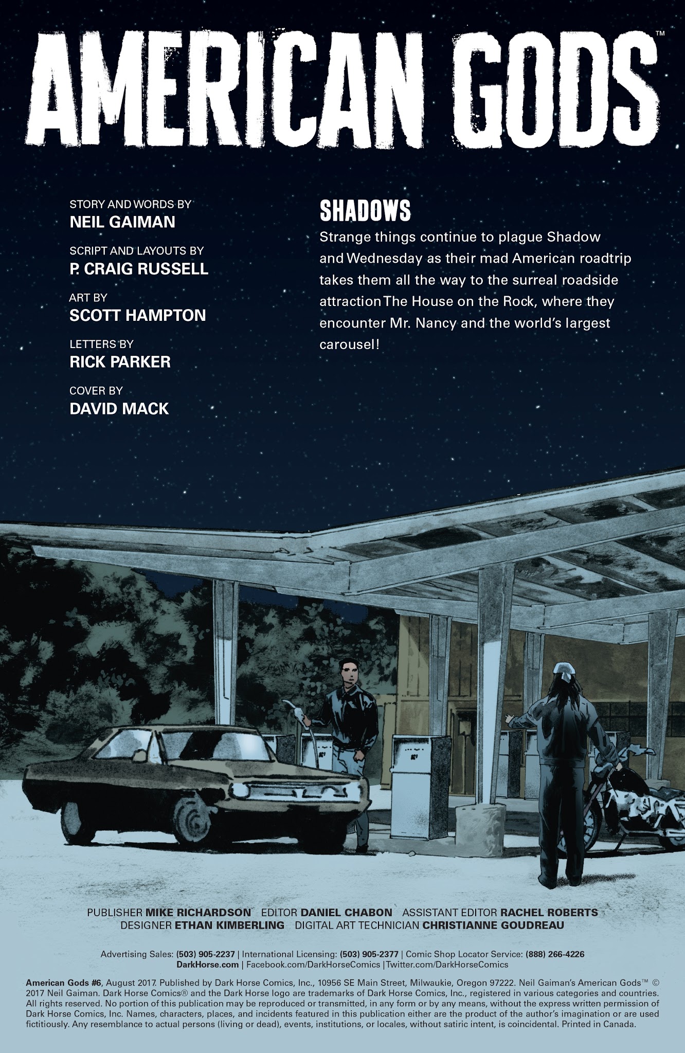 Read online American Gods: Shadows comic -  Issue #6 - 4