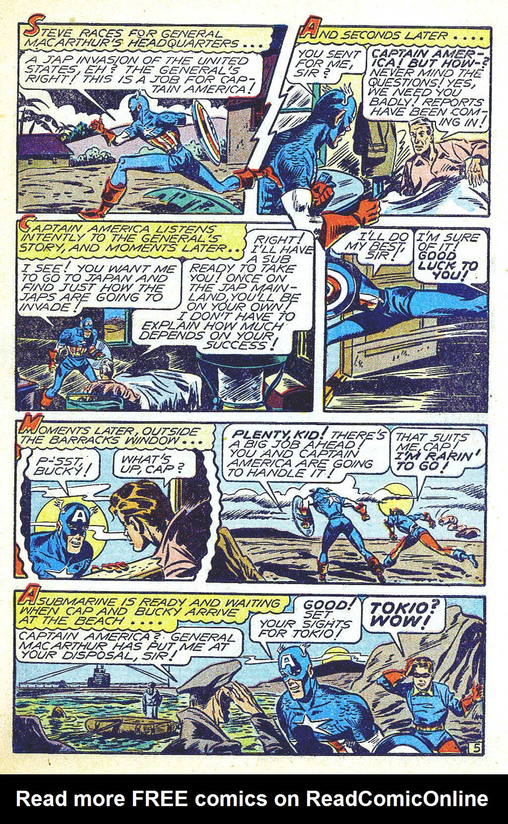 Read online Captain America Comics comic -  Issue #42 - 7