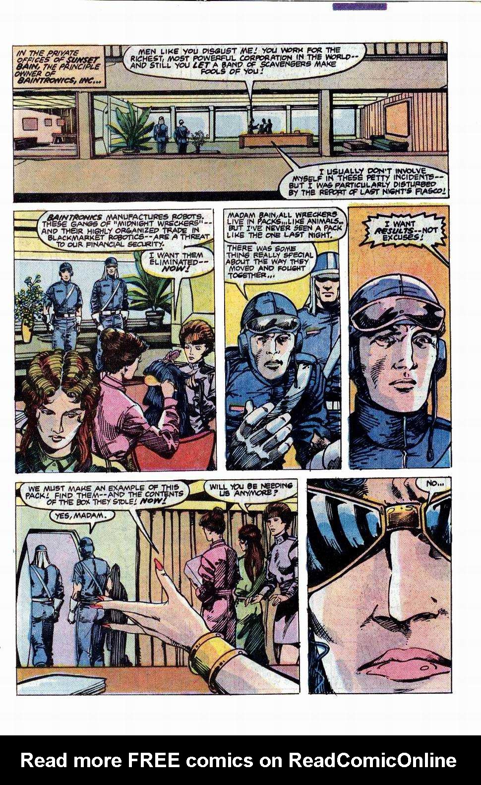 Read online Machine Man (1984) comic -  Issue #1 - 10