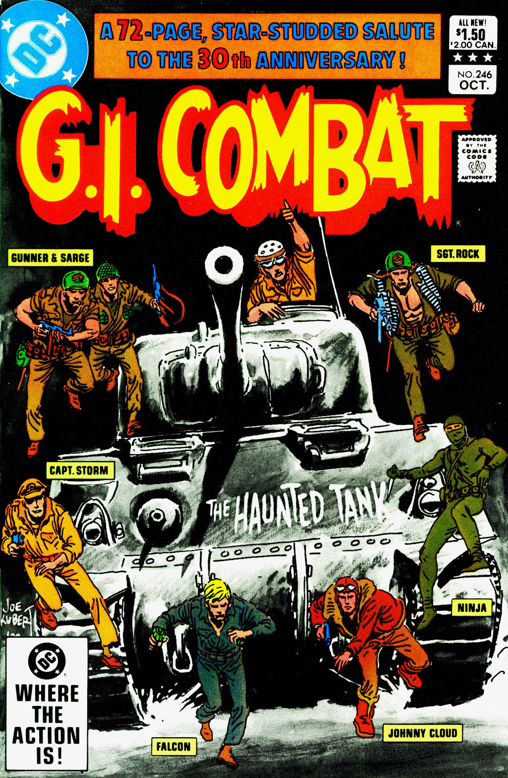 Read online G.I. Combat (1952) comic -  Issue #246 - 1