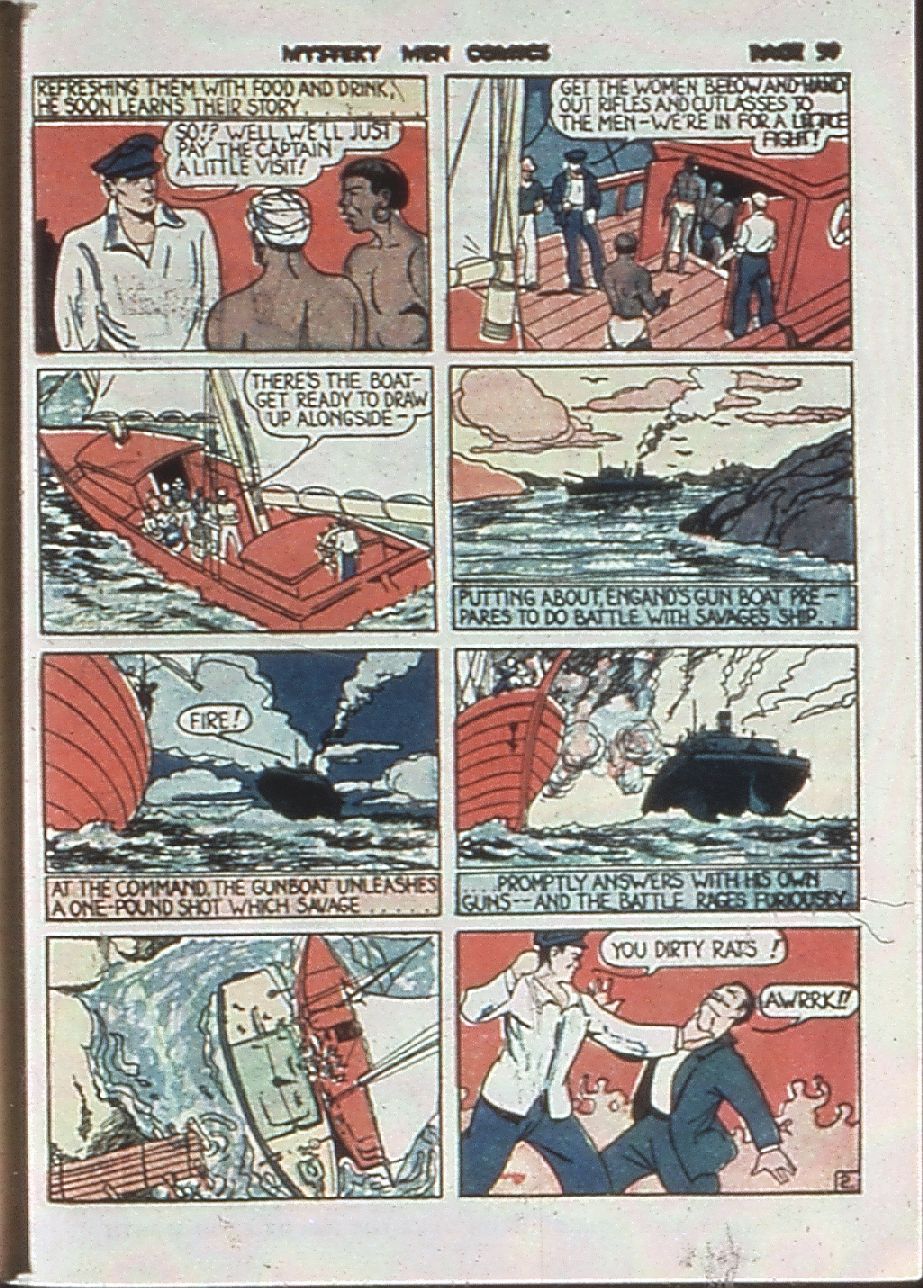 Read online Mystery Men Comics comic -  Issue #8 - 61