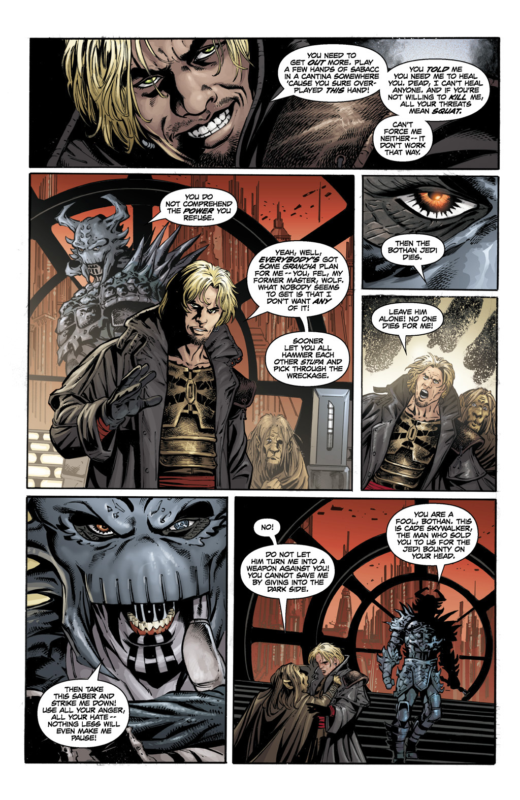 Read online Star Wars: Legacy (2006) comic -  Issue #18 - 17