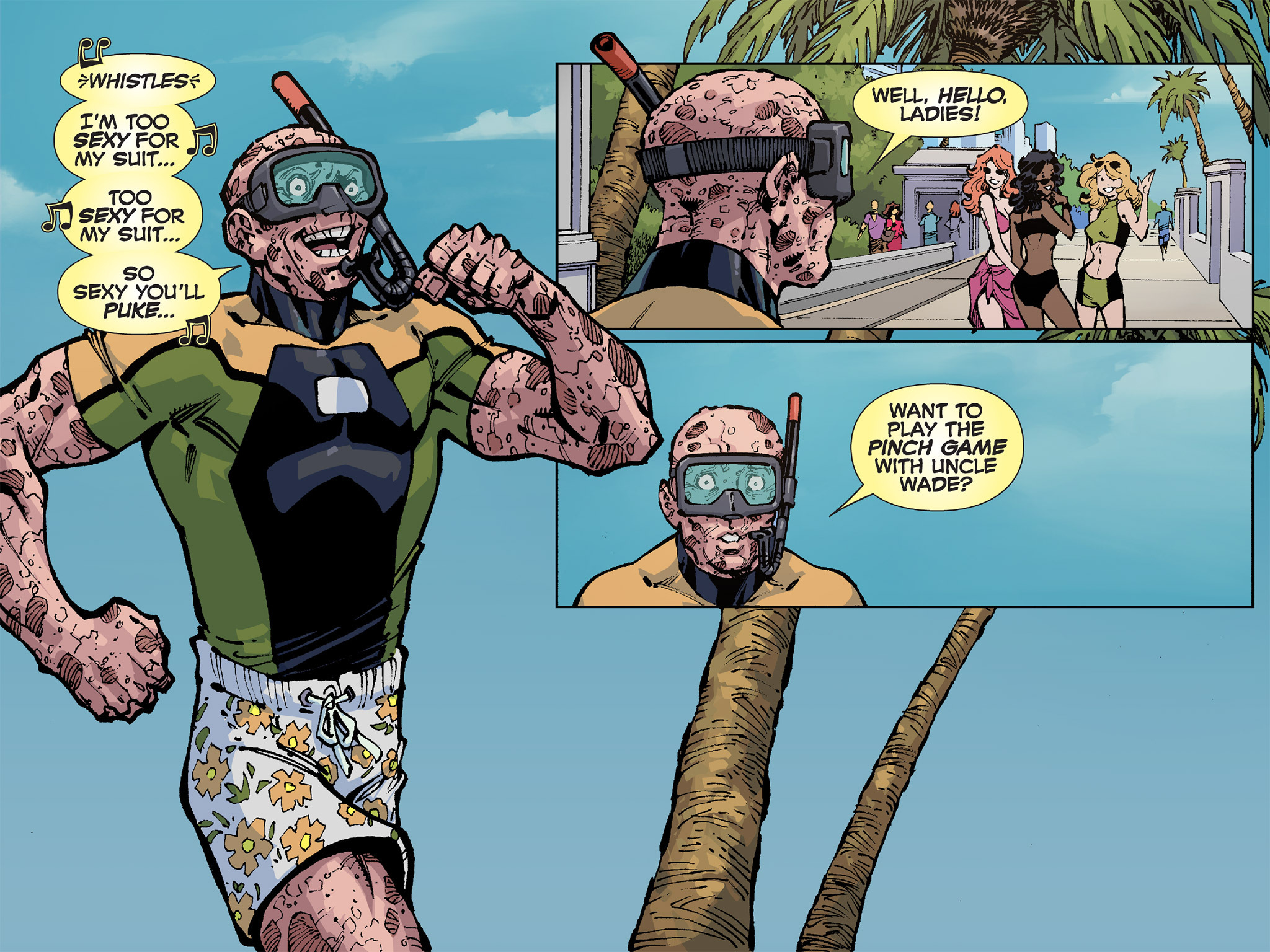 Read online Deadpool: Too Soon? Infinite Comic comic -  Issue #3 - 57