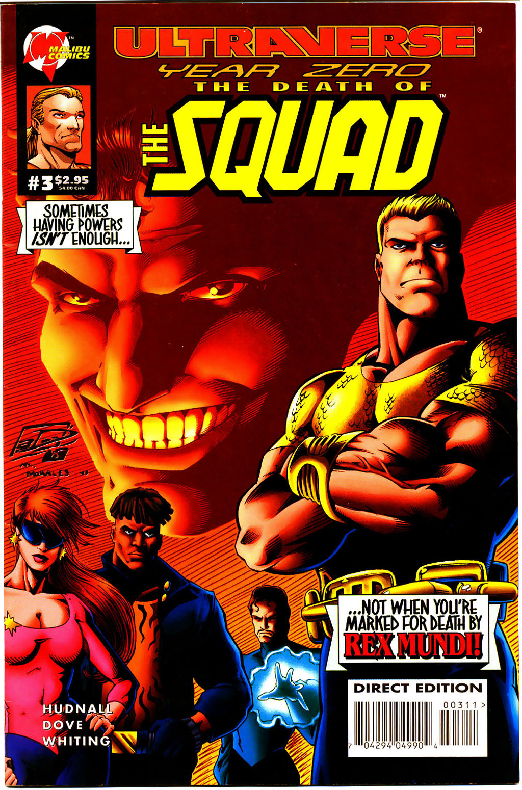 Read online Ultraverse Year Zero: Death of the Squad comic -  Issue #3 - 1