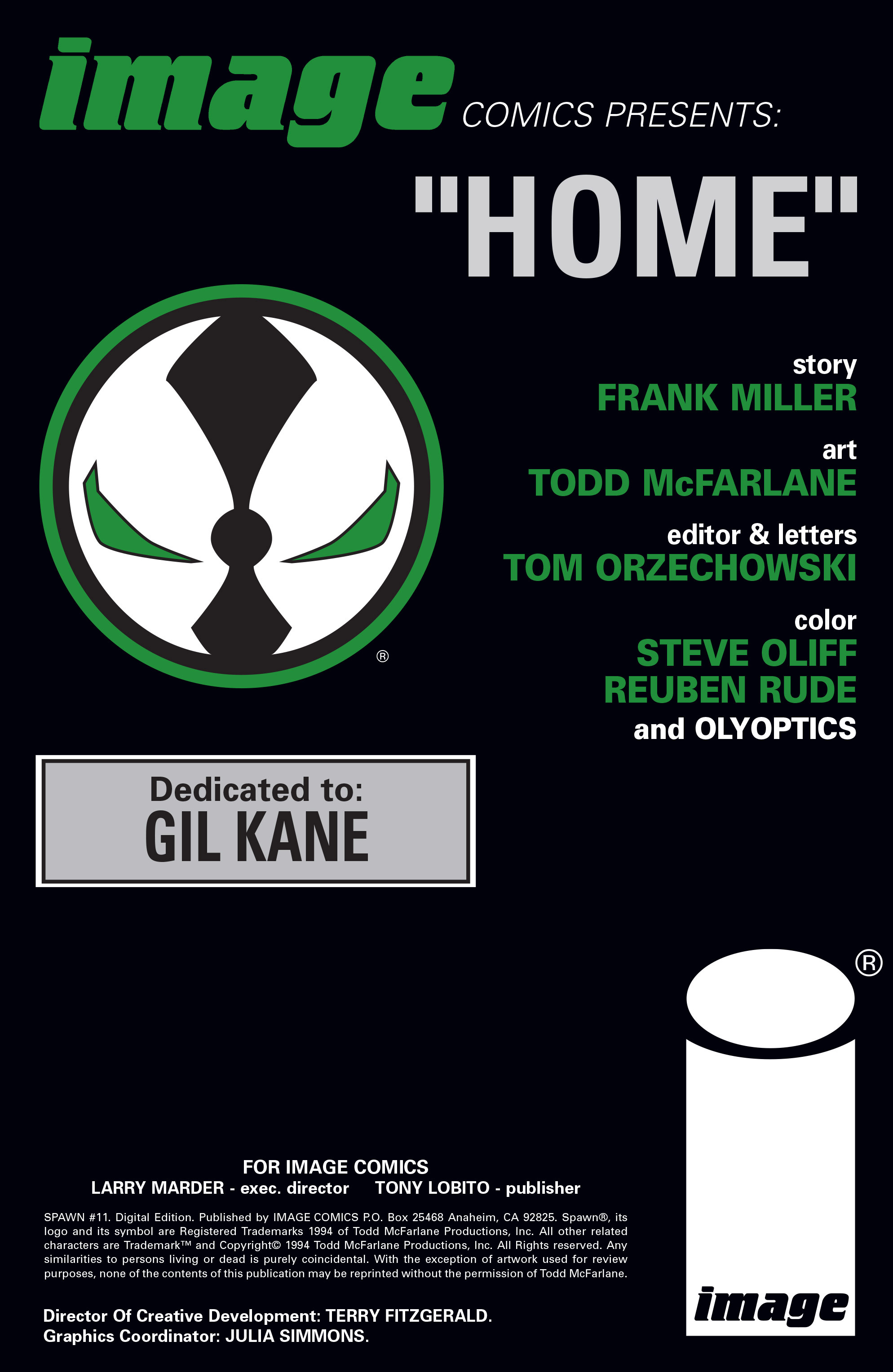 Read online Spawn comic -  Issue #11 - 2