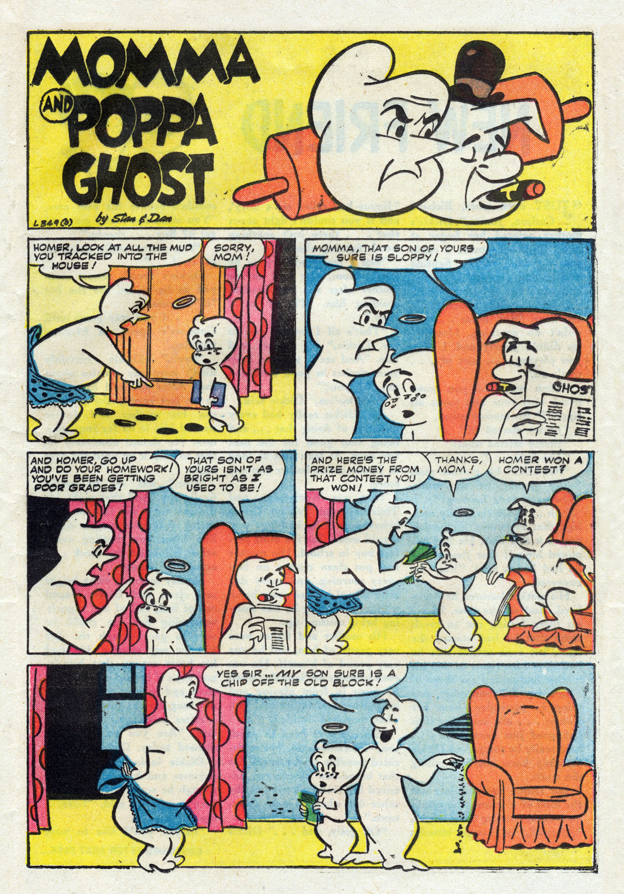 Read online Homer, the Happy Ghost comic -  Issue #13 - 21
