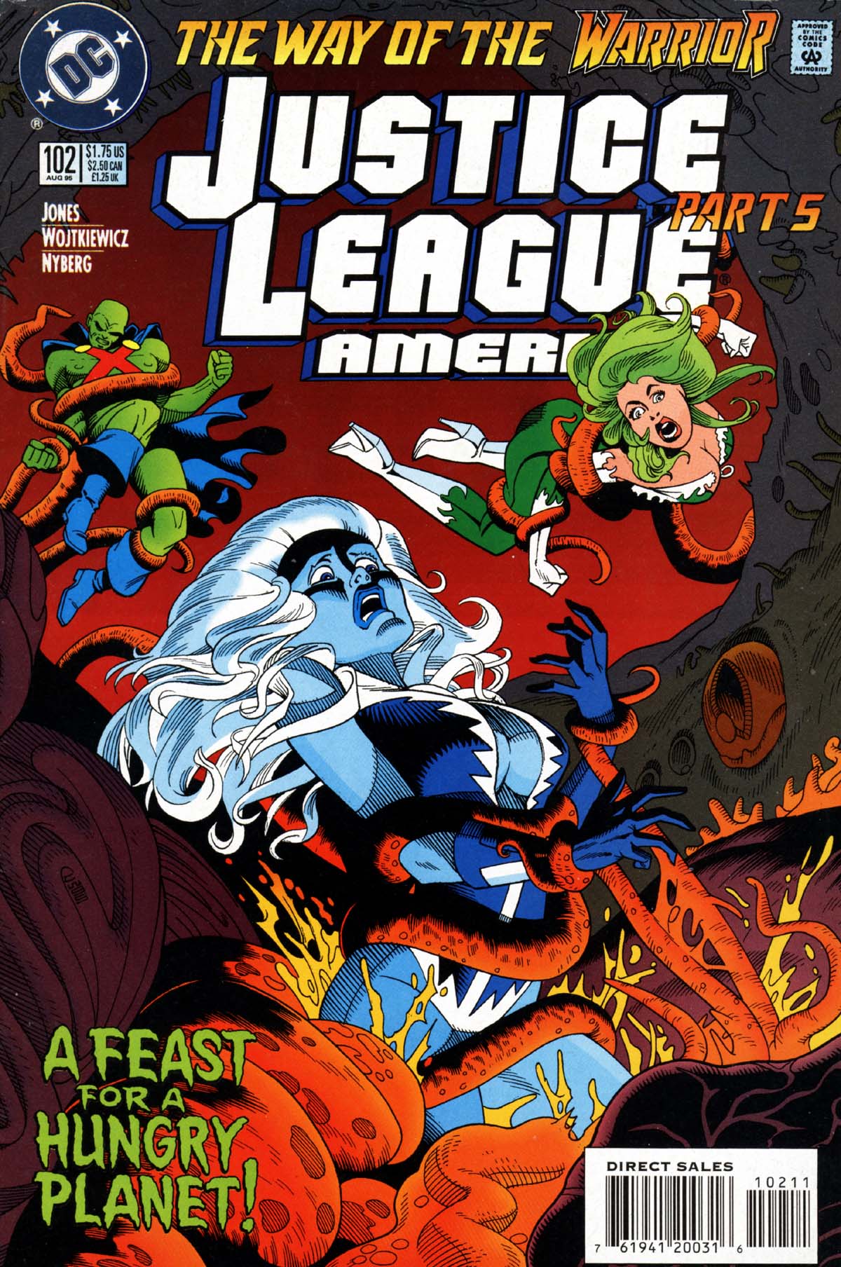 Read online Justice League America comic -  Issue #102 - 1