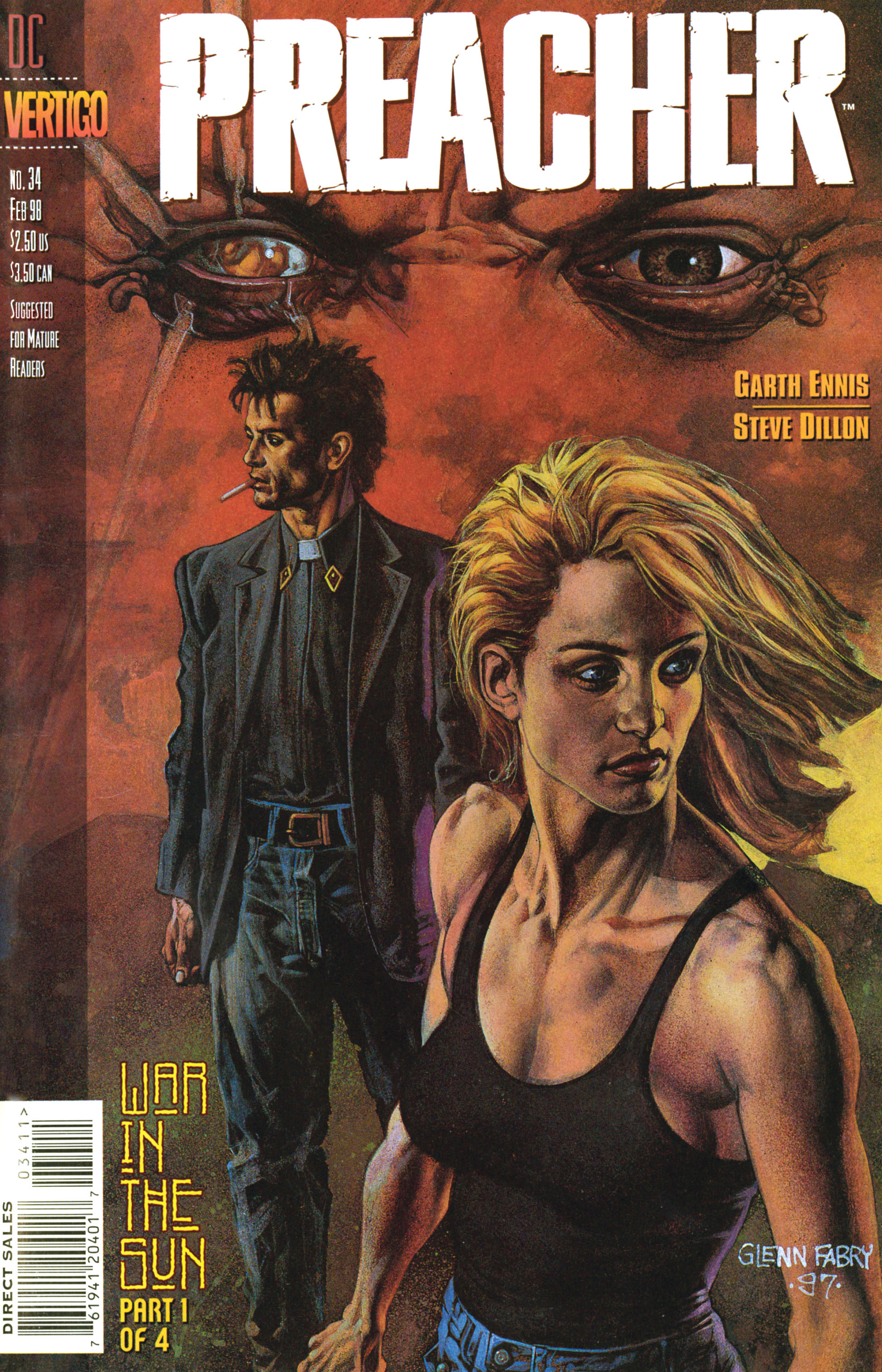 Read online Preacher comic -  Issue #34 - 1