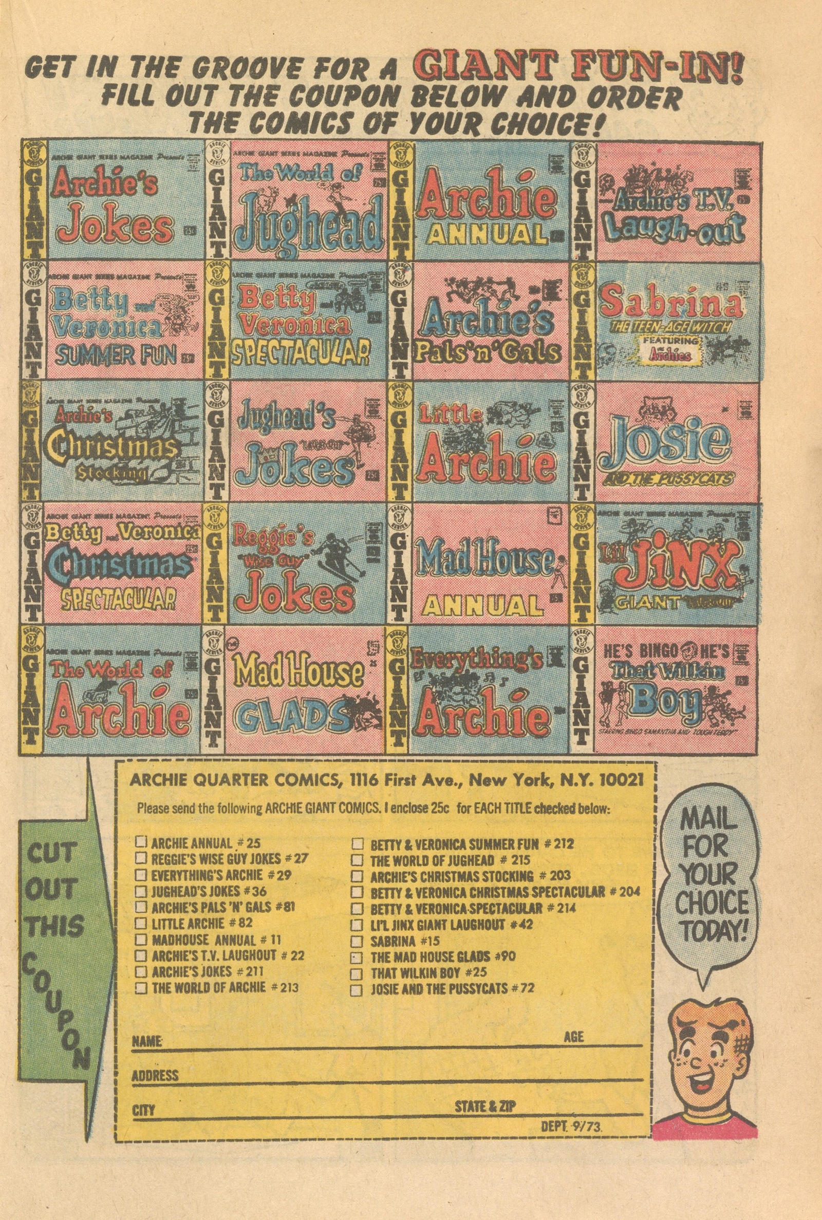 Read online Archie's Joke Book Magazine comic -  Issue #188 - 17