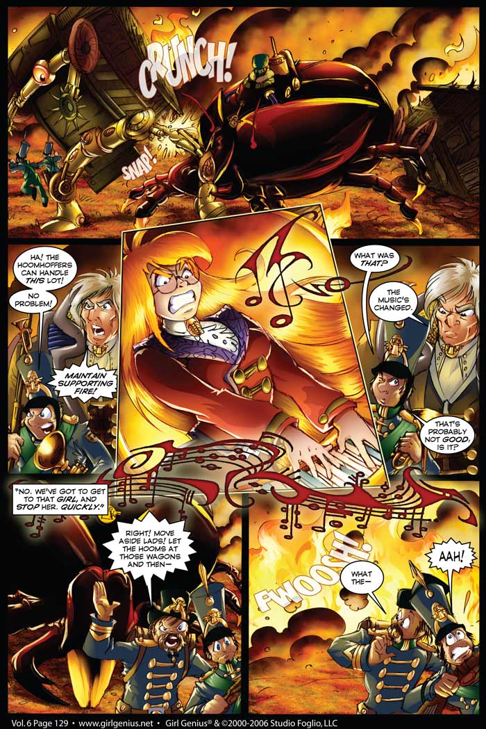Read online Girl Genius (2002) comic -  Issue #6 - 130