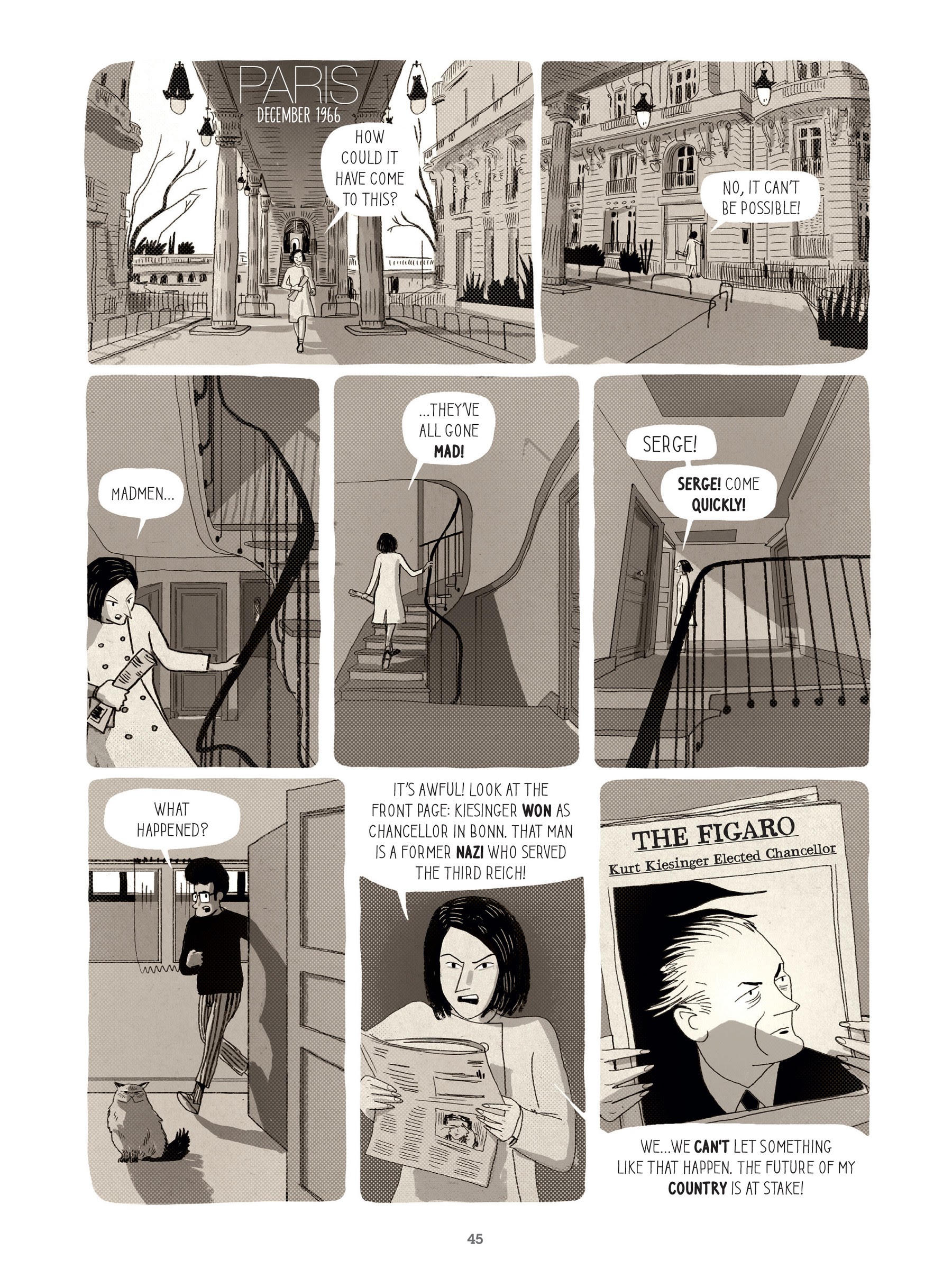 Read online For Justice: The Serge & Beate Klarsfeld Story comic -  Issue # TPB (Part 1) - 45
