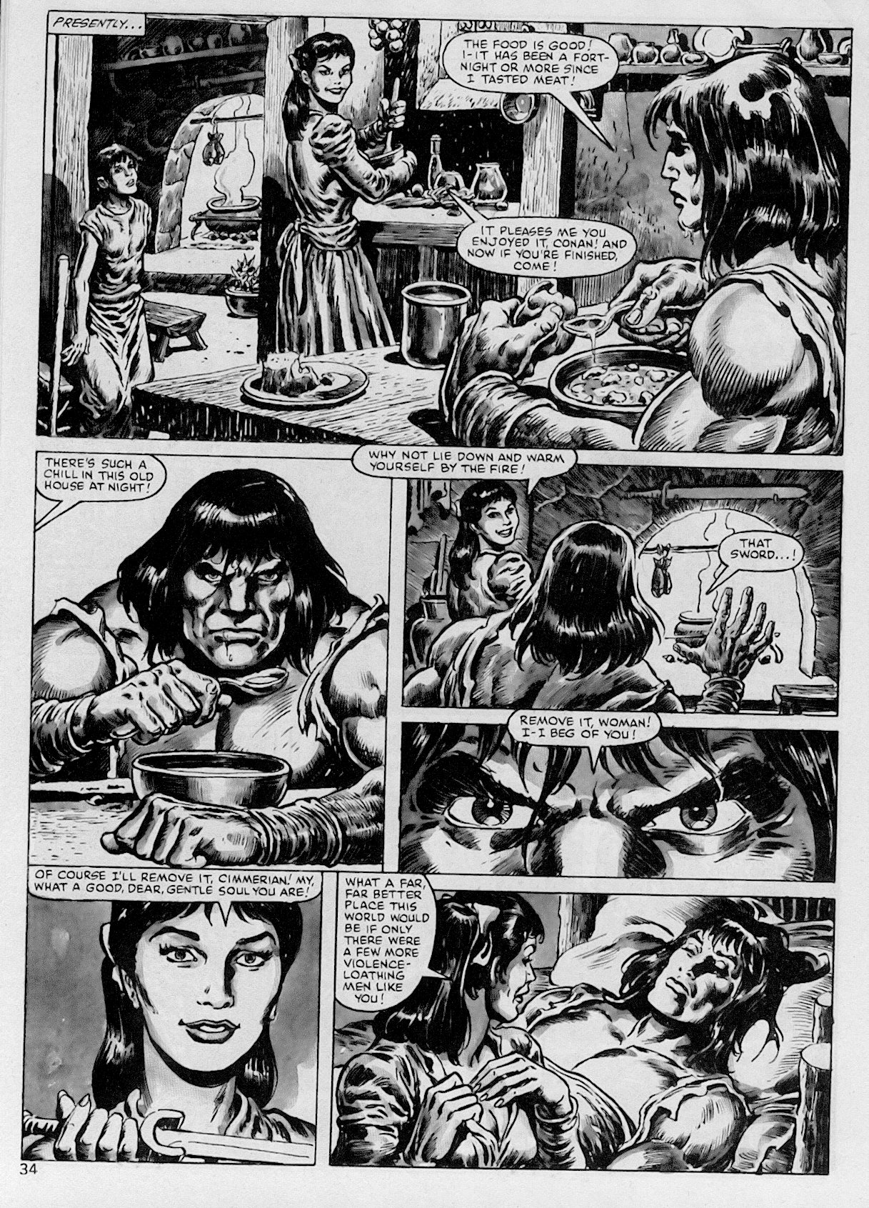 Read online The Savage Sword Of Conan comic -  Issue #102 - 34