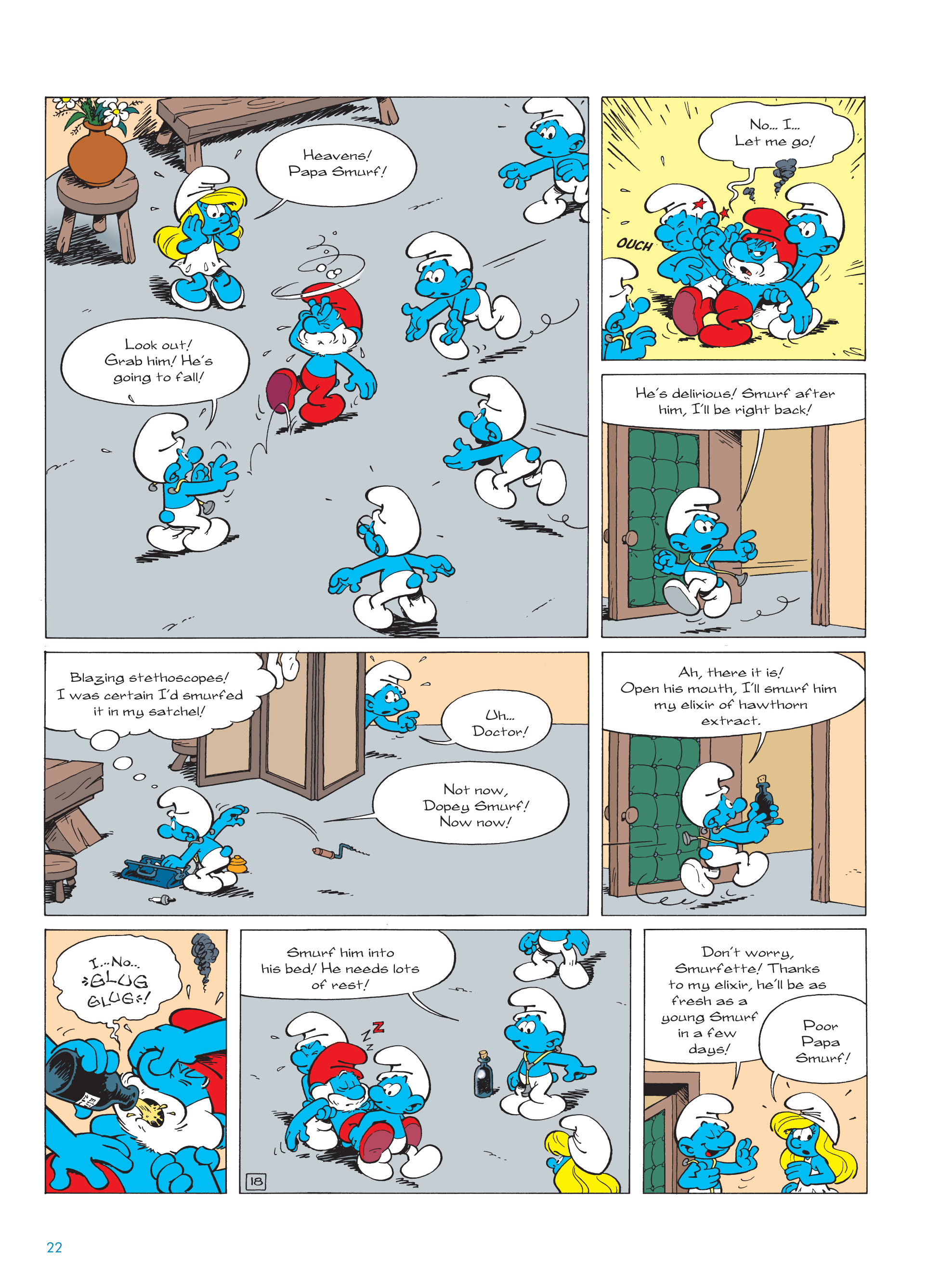 Read online The Smurfs comic -  Issue #20 - 22