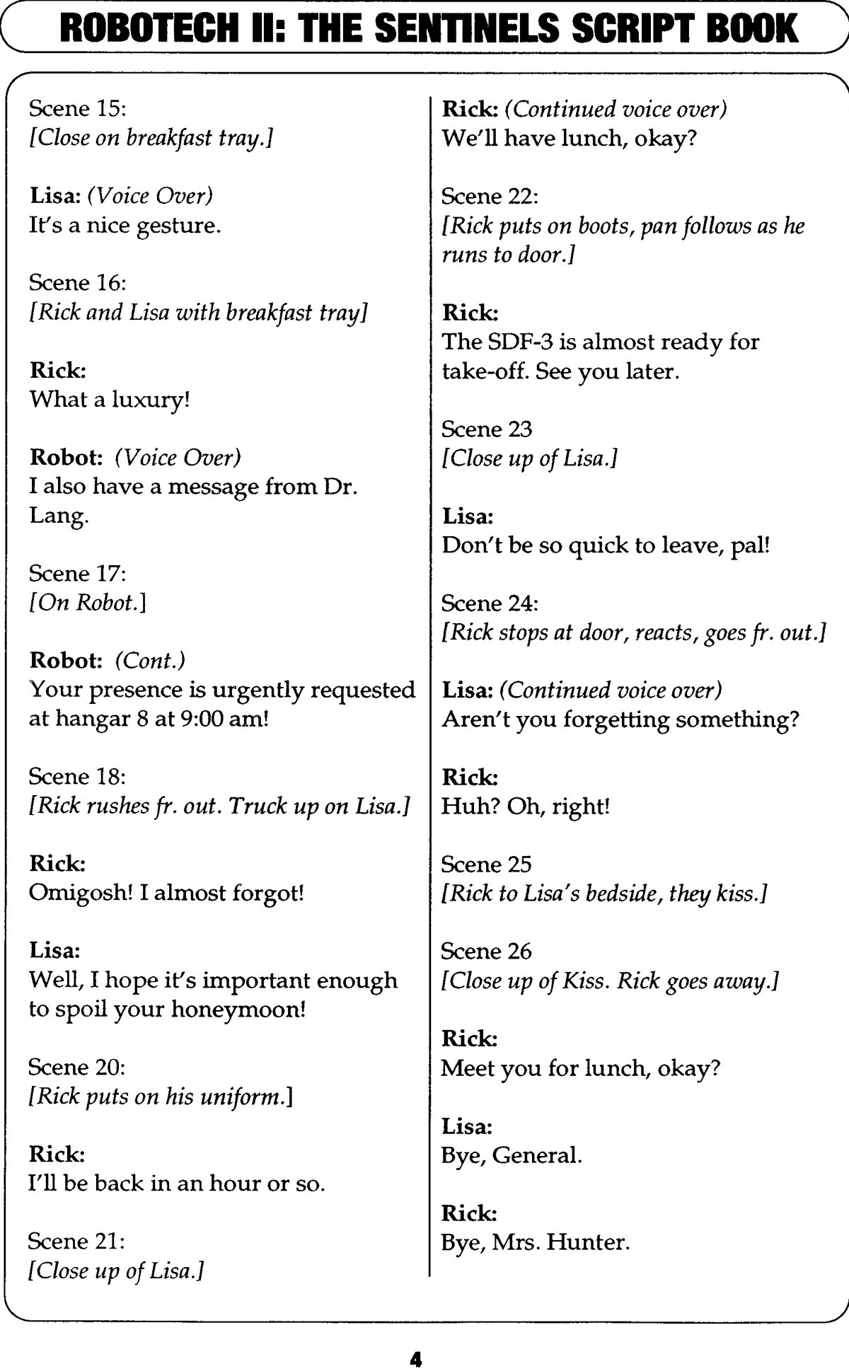 Read online Robotech II: The Sentinels comic -  Issue # _Script Book 1 - 76