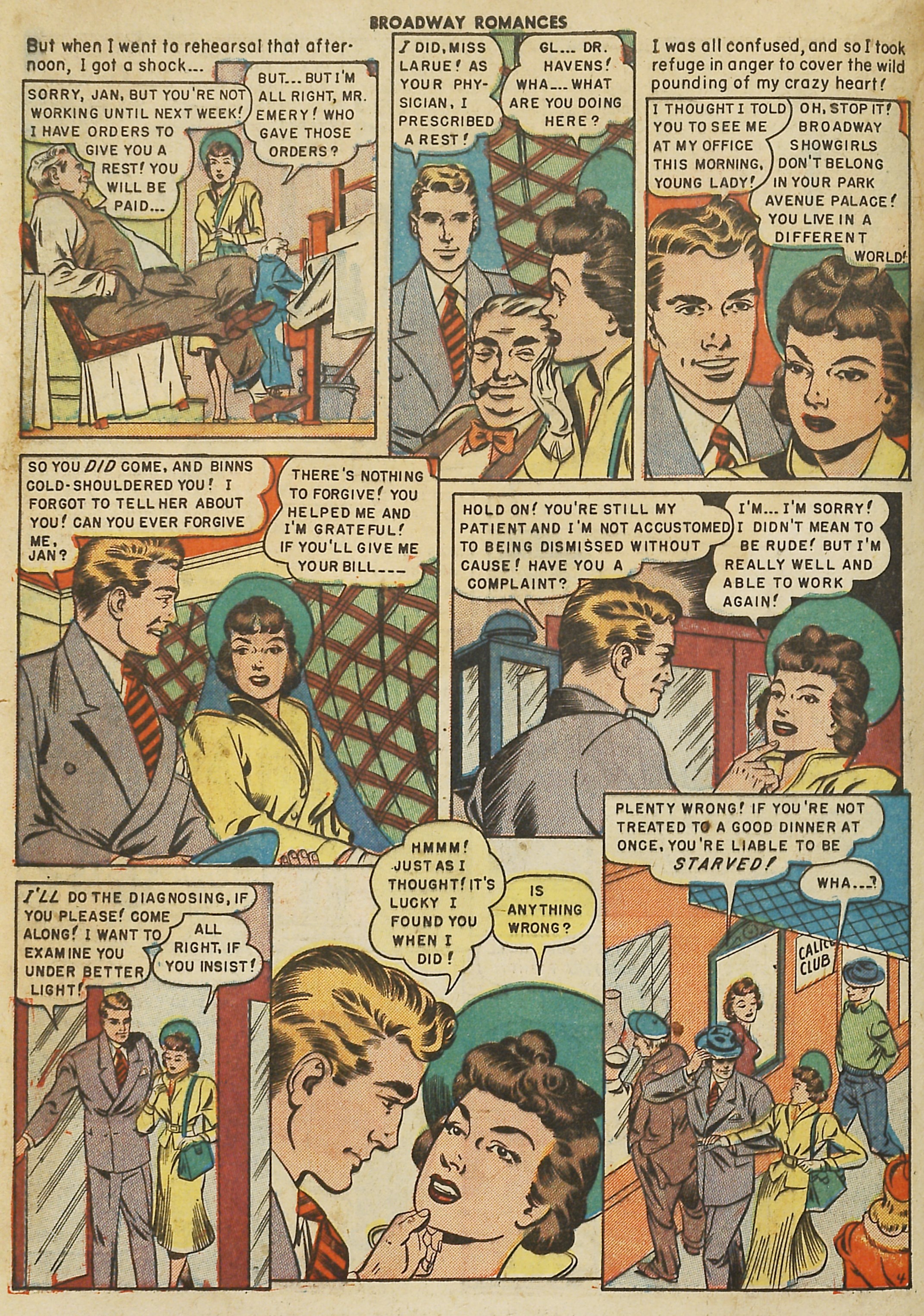 Read online Broadway Romances comic -  Issue #5 - 6