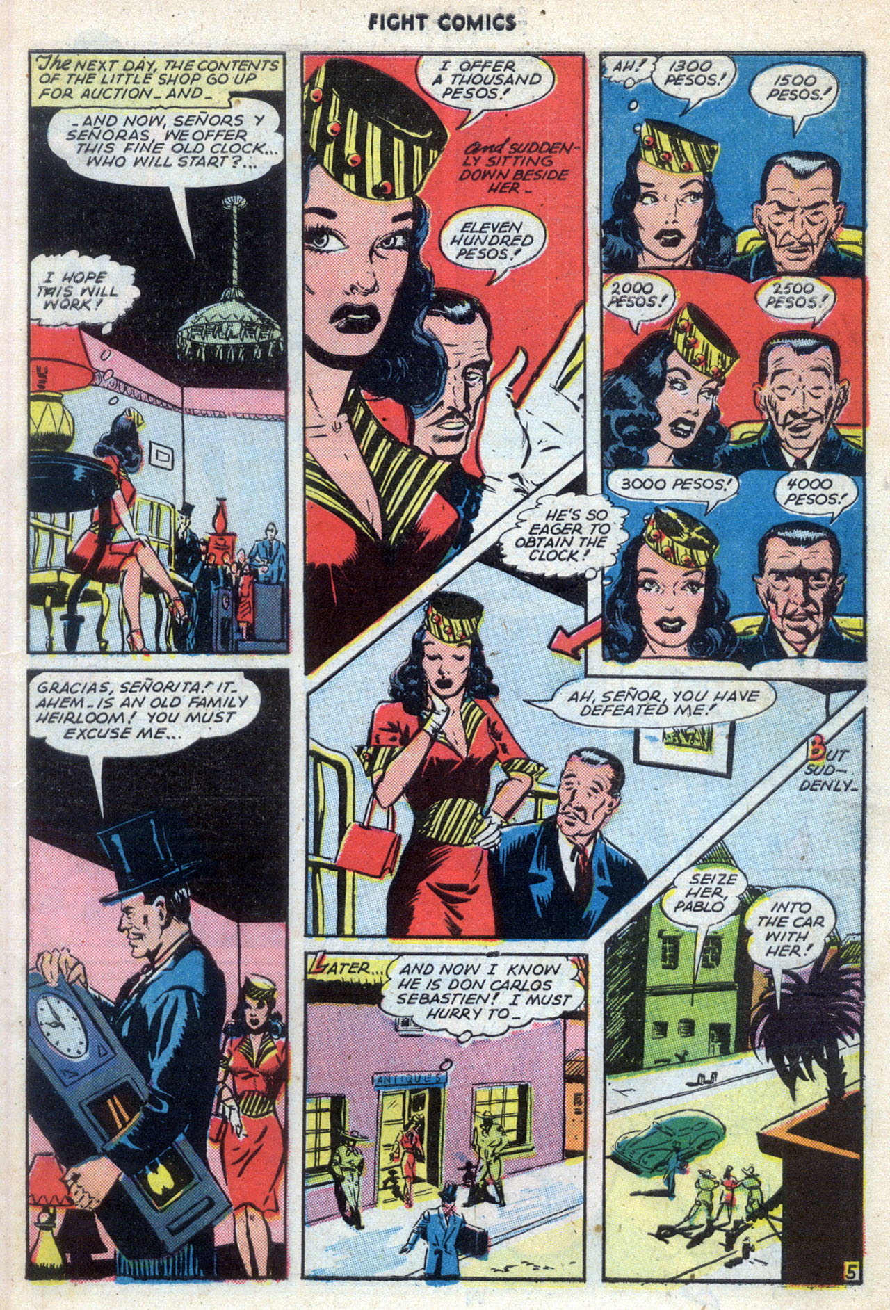 Read online Fight Comics comic -  Issue #39 - 7