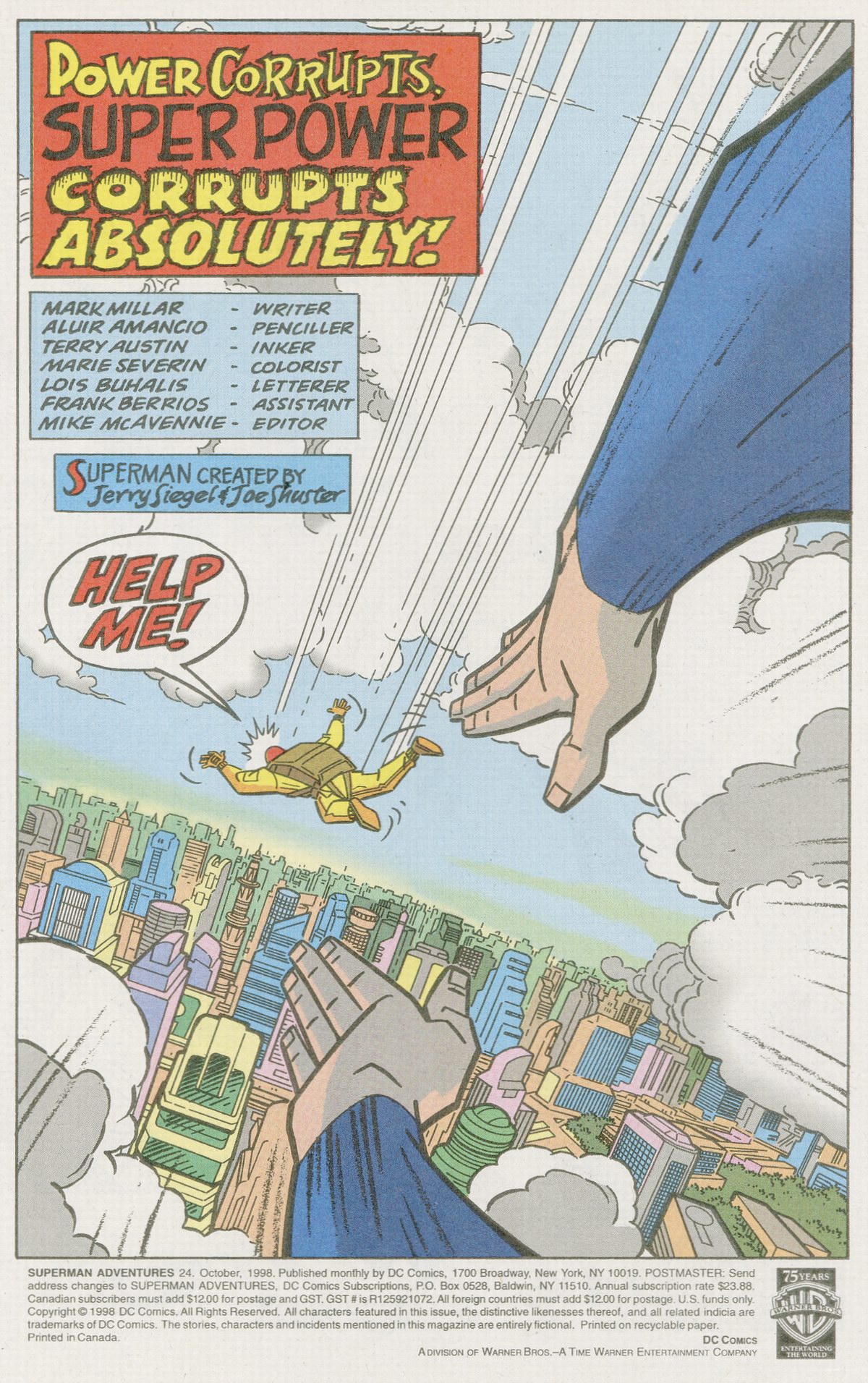 Read online Superman Adventures comic -  Issue #24 - 2