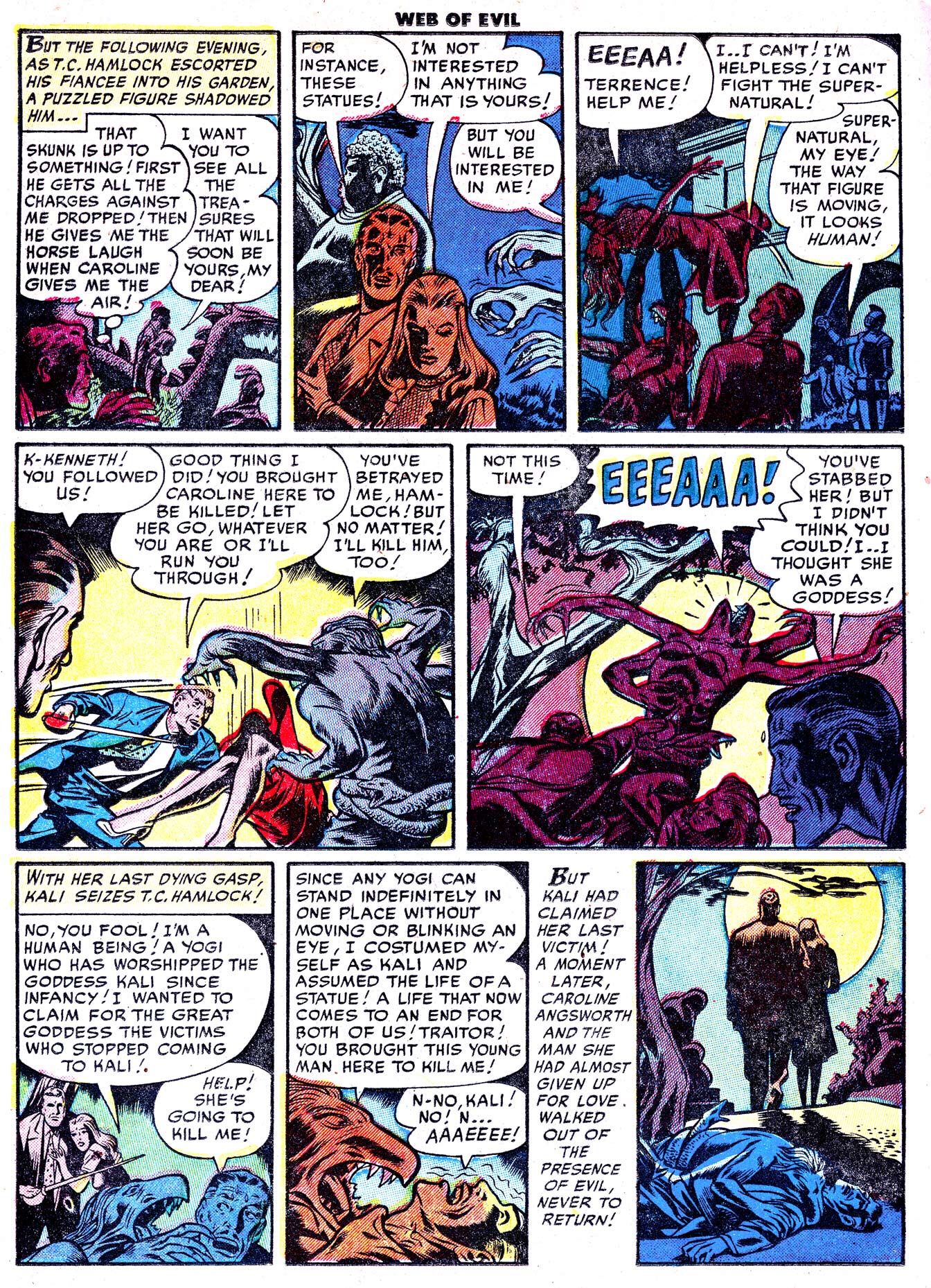 Read online Web of Evil comic -  Issue #3 - 24